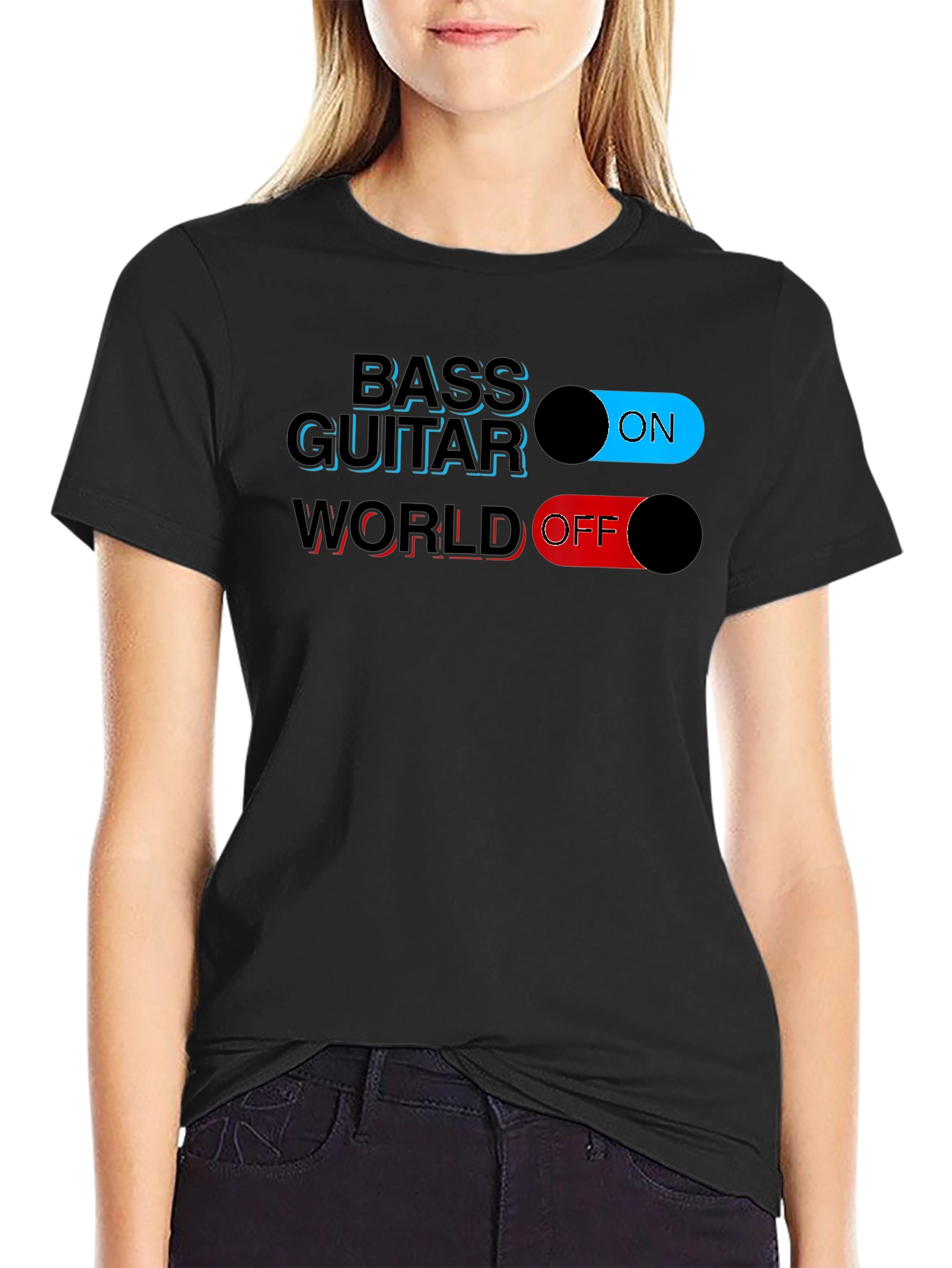 Bass Guitar Mode T-Shirt - Music Lover Tee