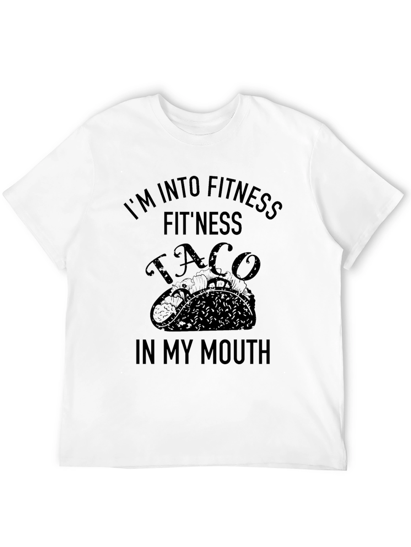 Fitness Taco T-Shirt - Humorous Graphic Tee