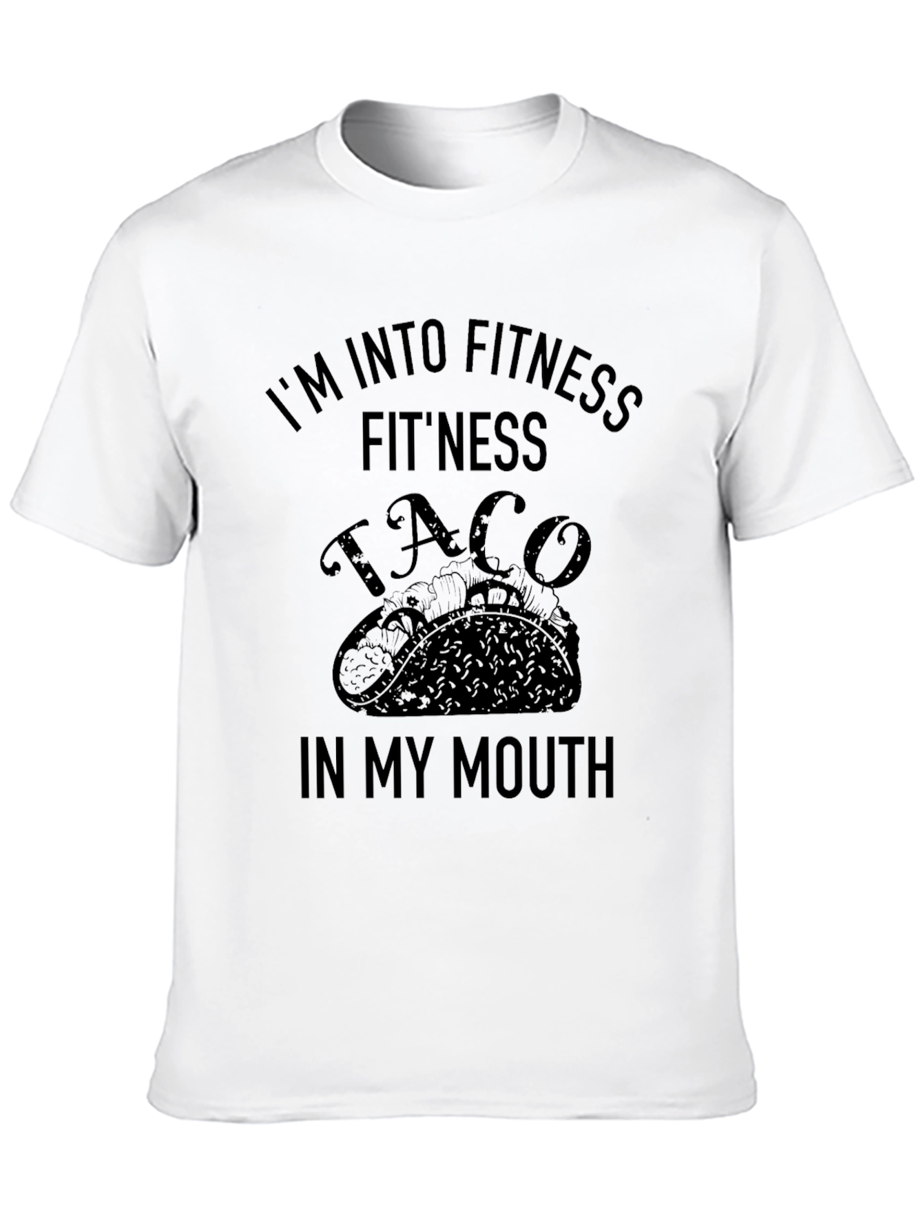 Fitness Taco T-Shirt - Humorous Graphic Tee