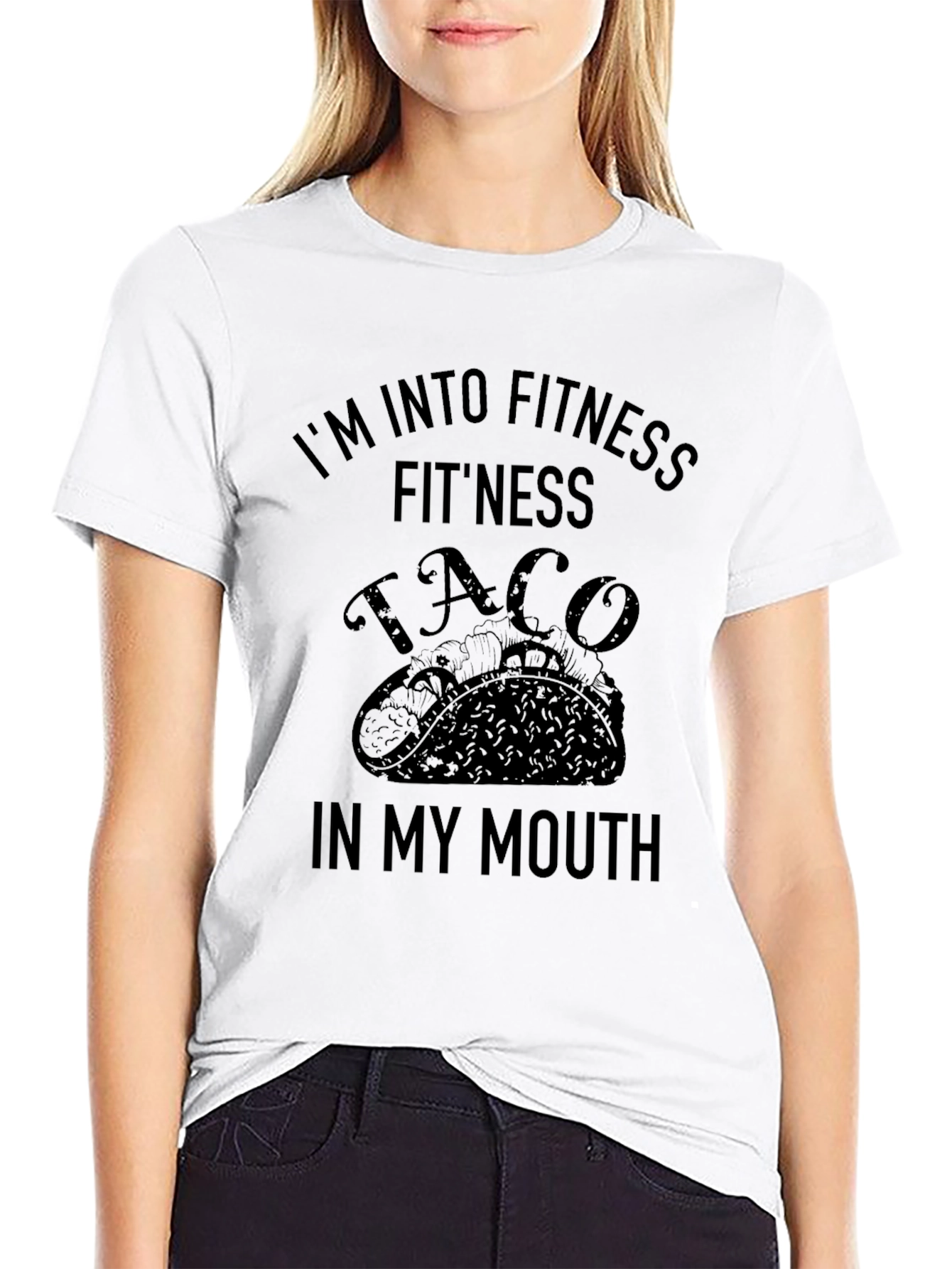 Fitness Taco T-Shirt - Humorous Graphic Tee