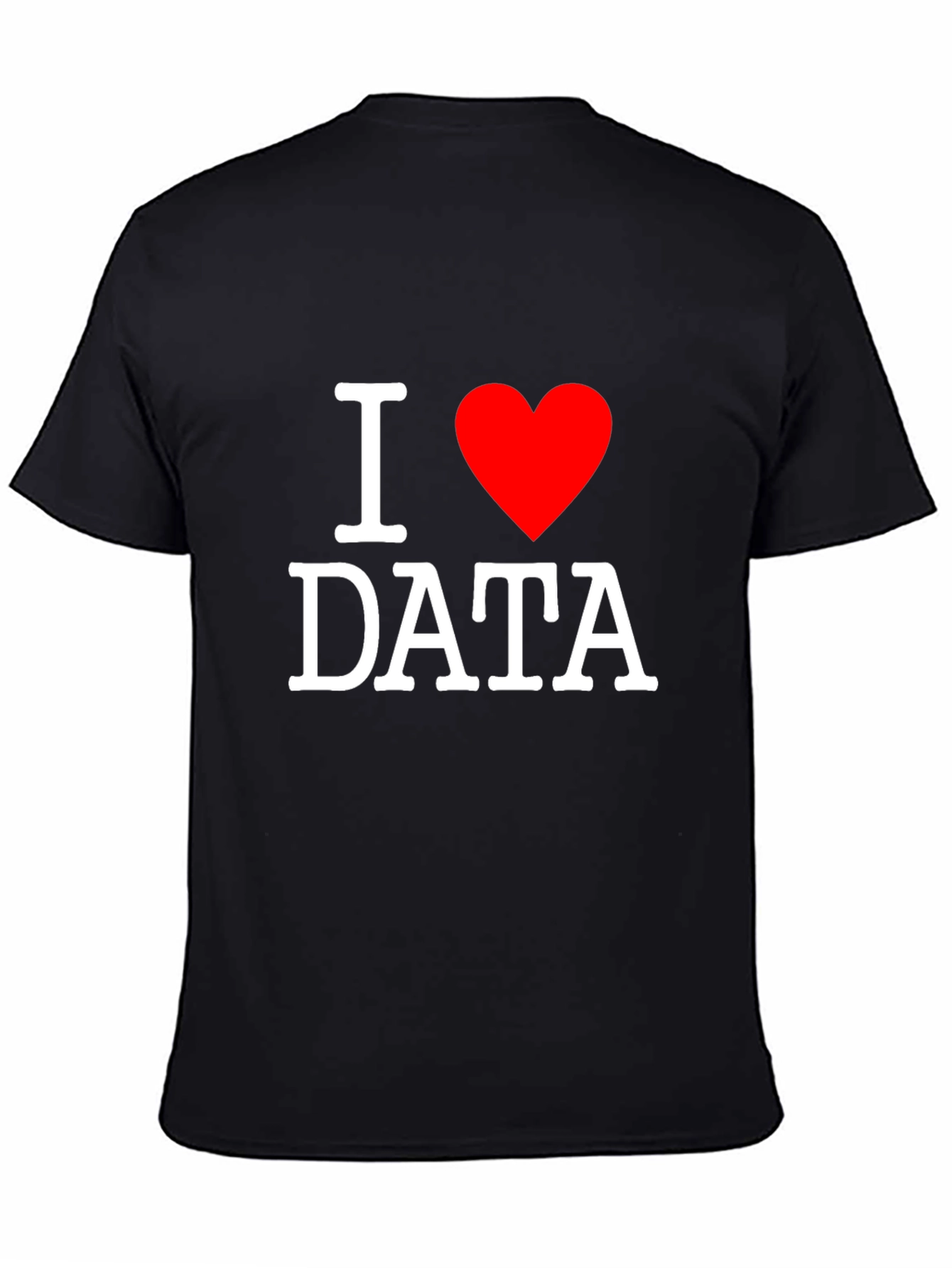 I Heart Data Black T-Shirt