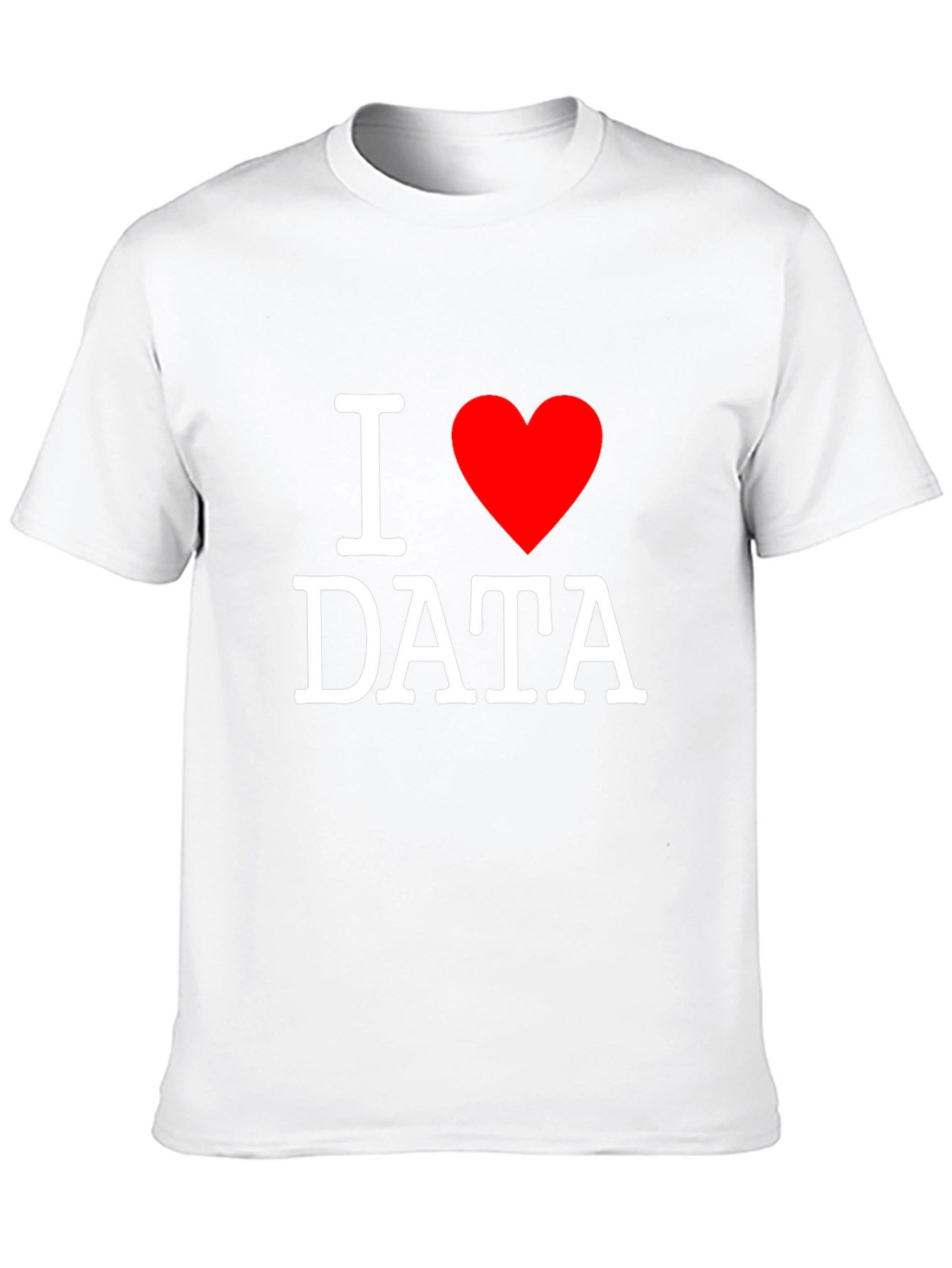 I Heart Data Black T-Shirt