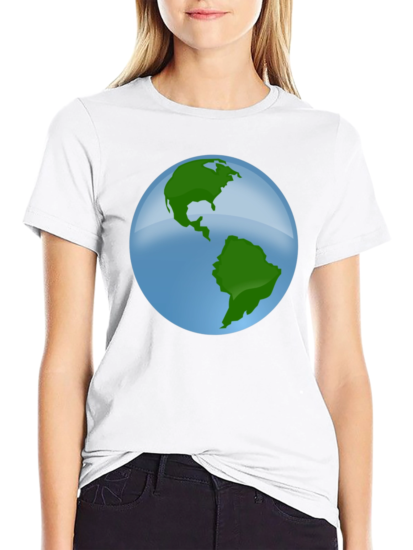 Earth Graphic Black T-Shirt