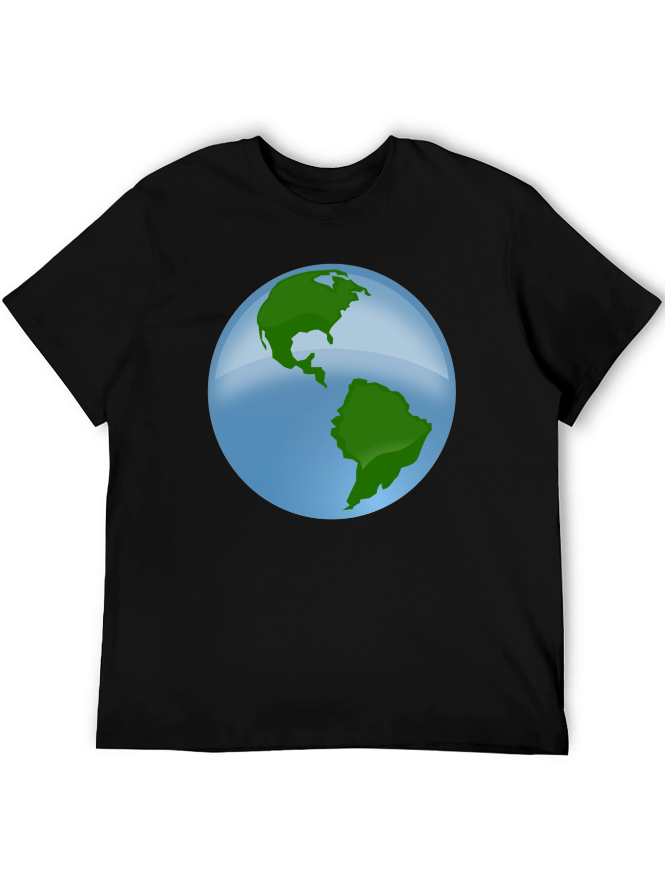 Earth Graphic Black T-Shirt