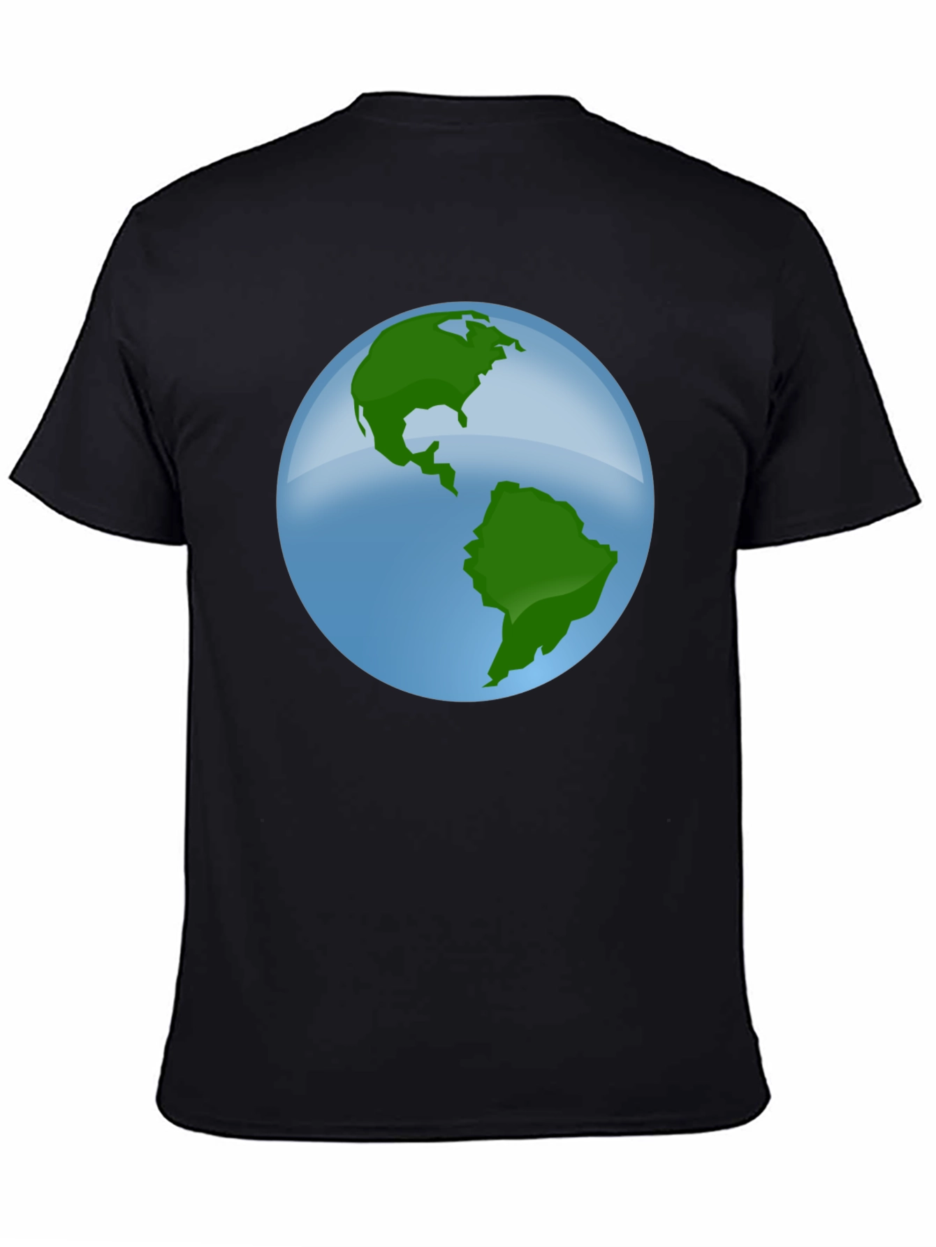 Earth Graphic Black T-Shirt
