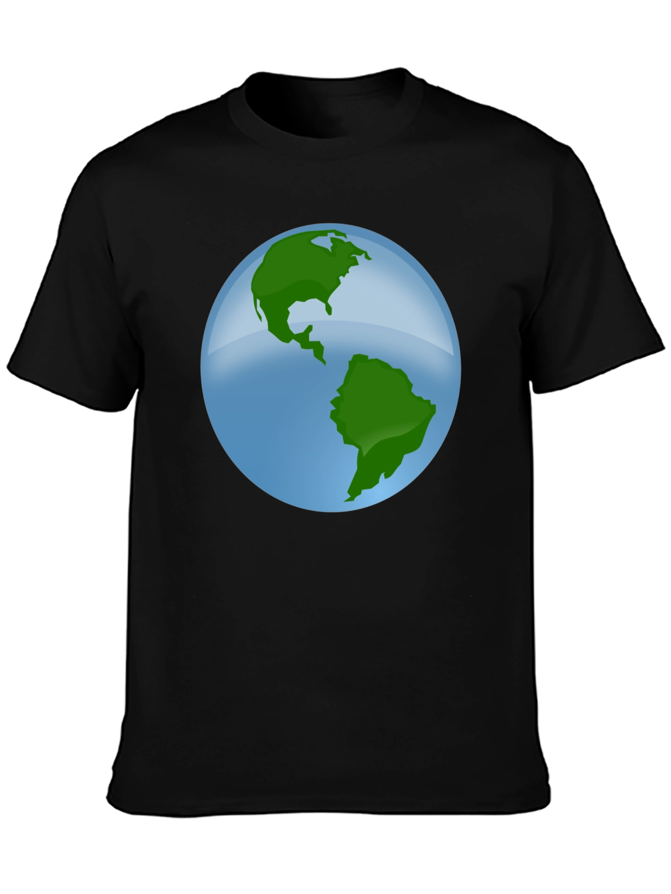 Earth Graphic Black T-Shirt