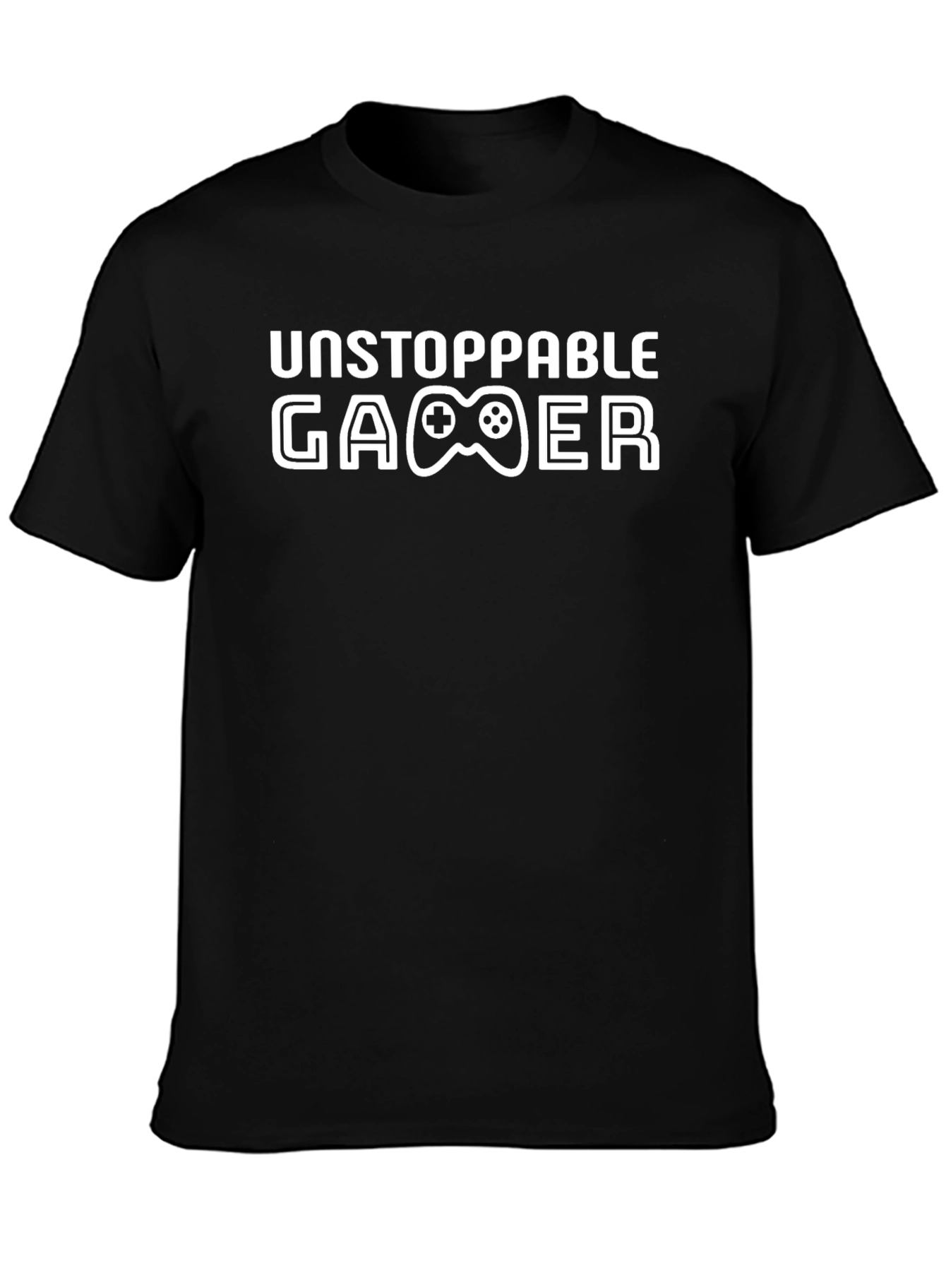 Unstoppable Gamer Black T-Shirt