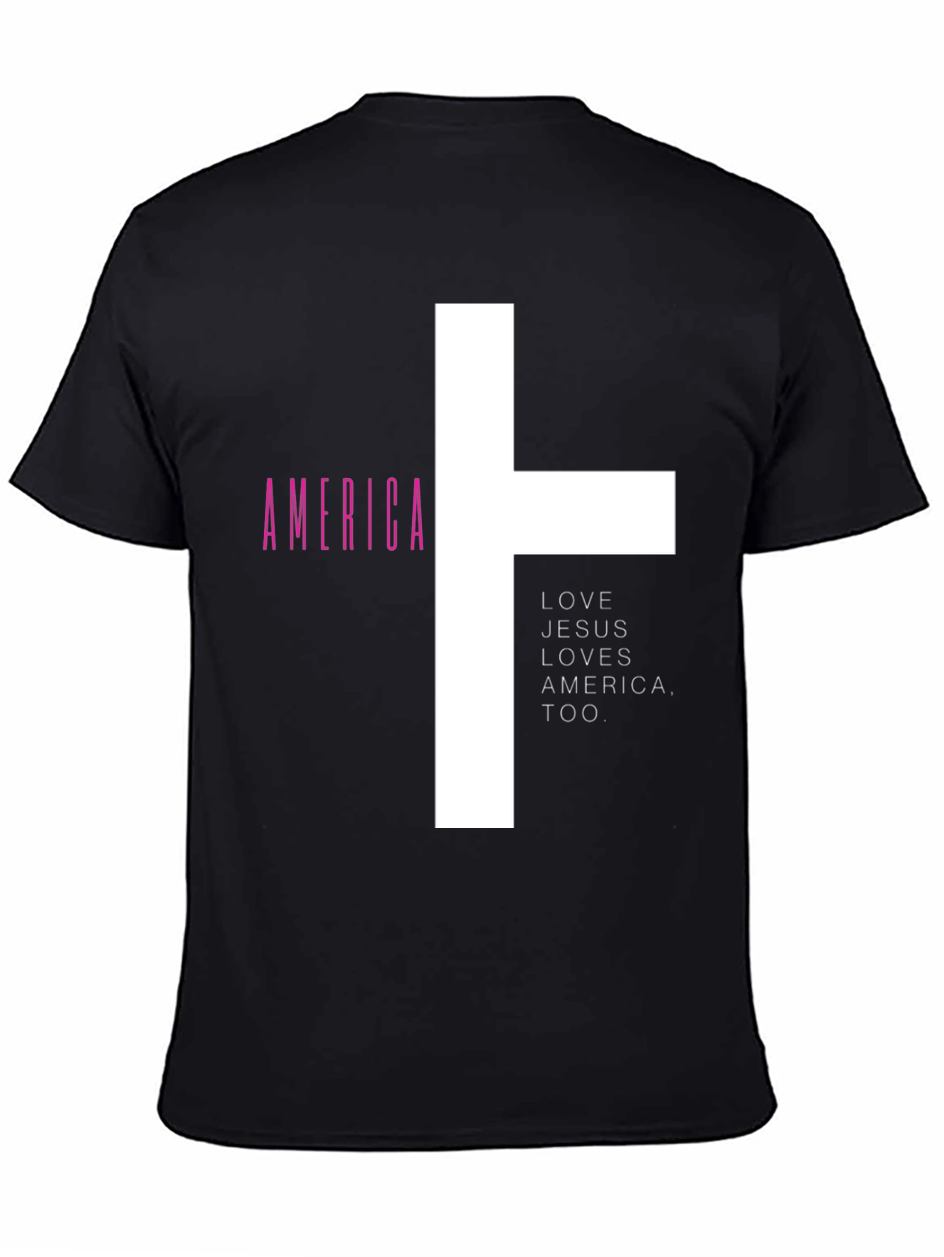 Love Jesus Loves America Graphic Tee