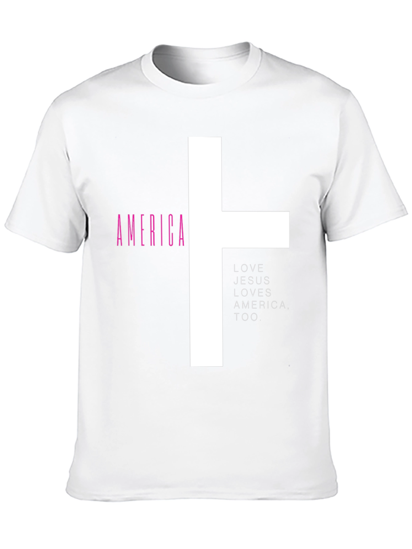 Love Jesus Loves America Graphic Tee