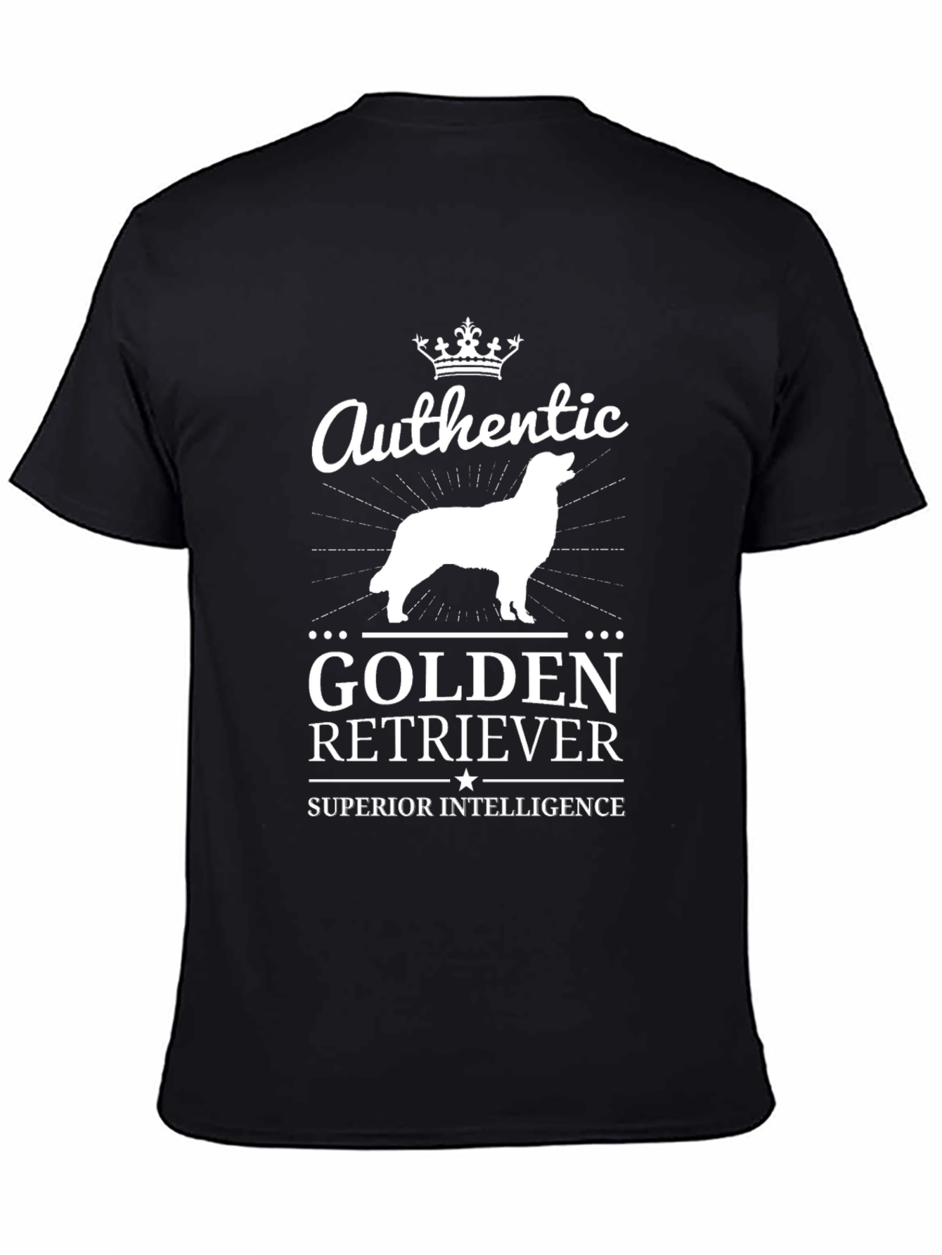Authentic Golden Retriever Superior Intelligence T-Shirt