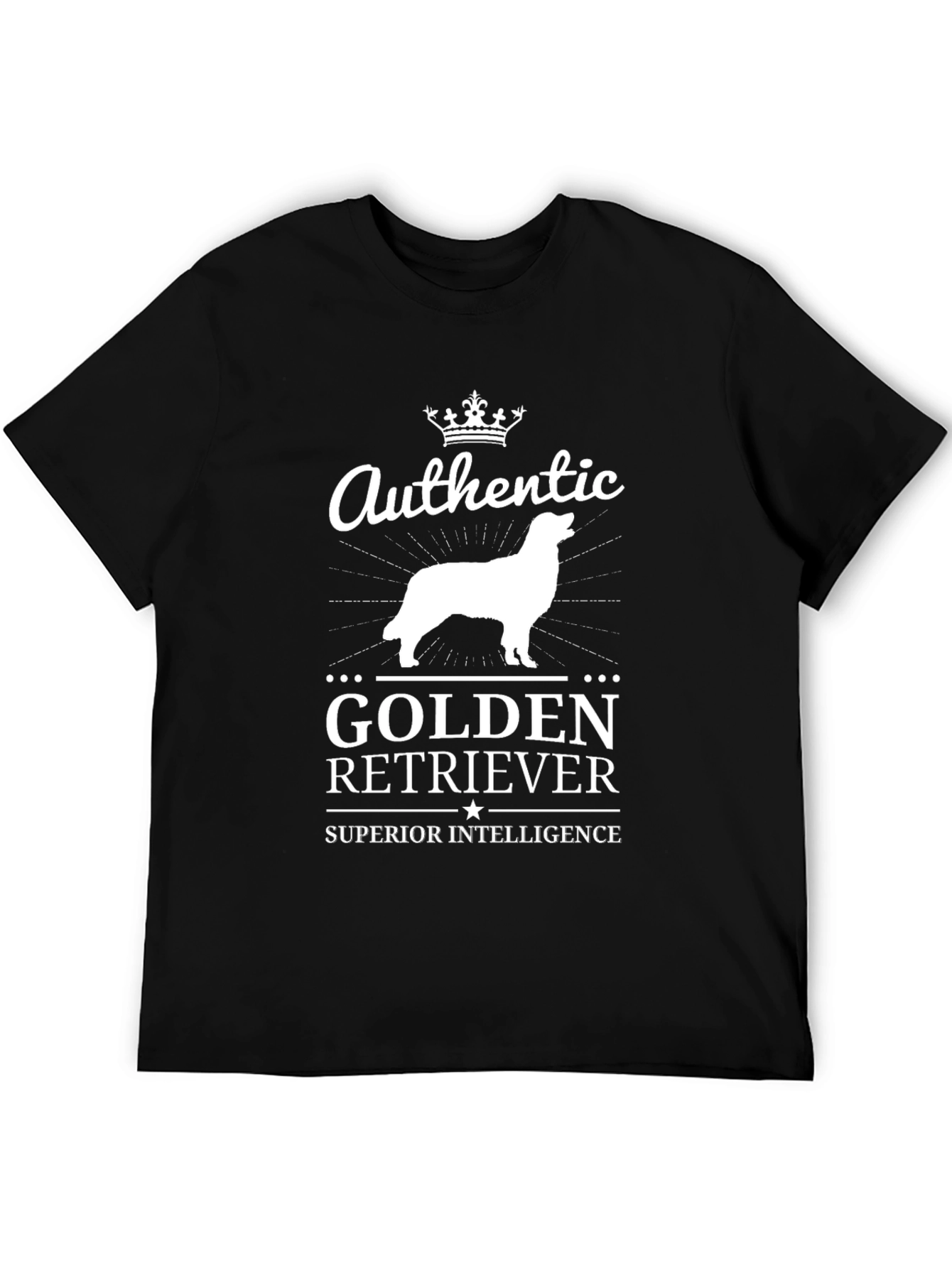Authentic Golden Retriever Superior Intelligence T-Shirt