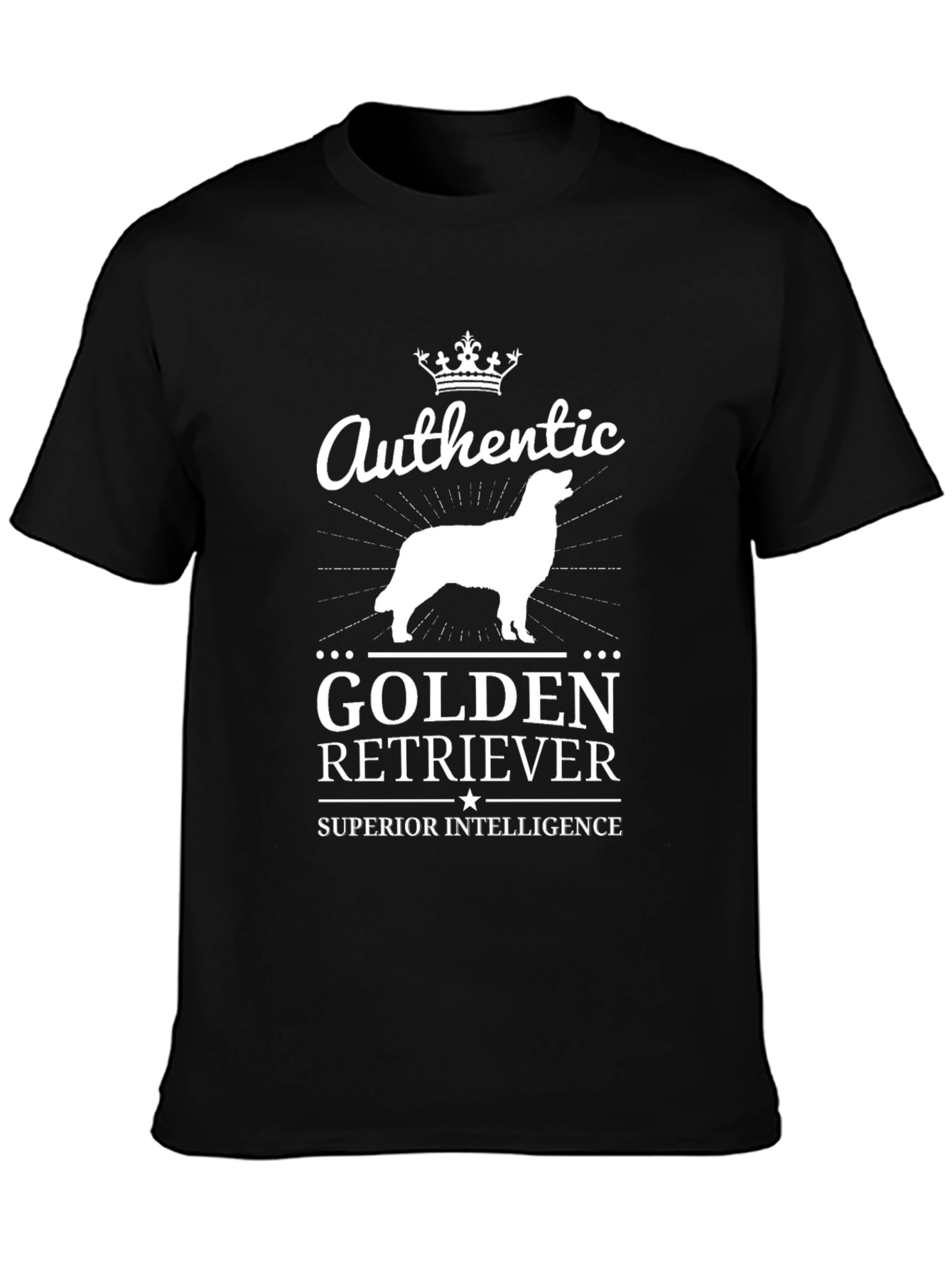 Authentic Golden Retriever Superior Intelligence T-Shirt