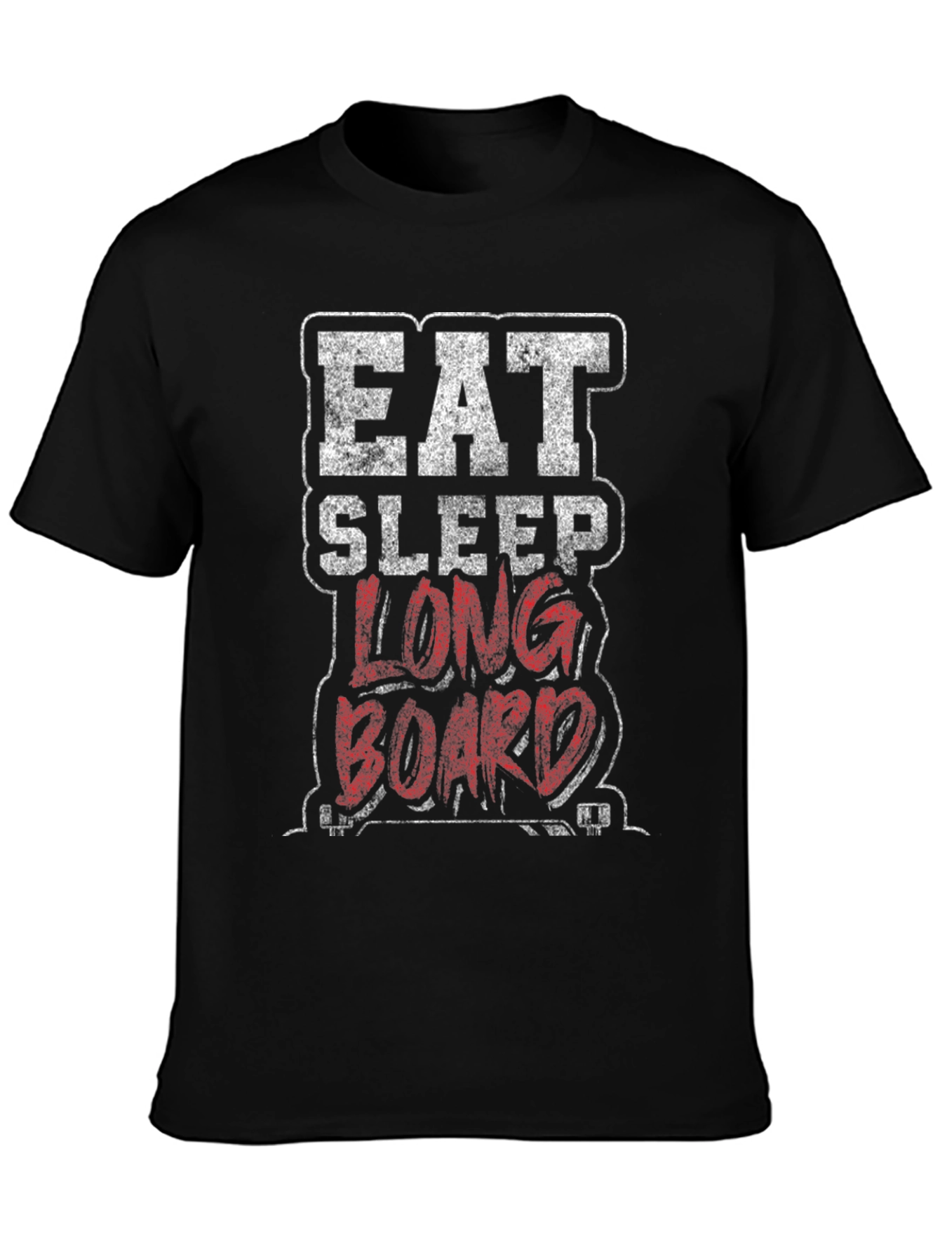 Eat Sleep Longboard Graphic Tee