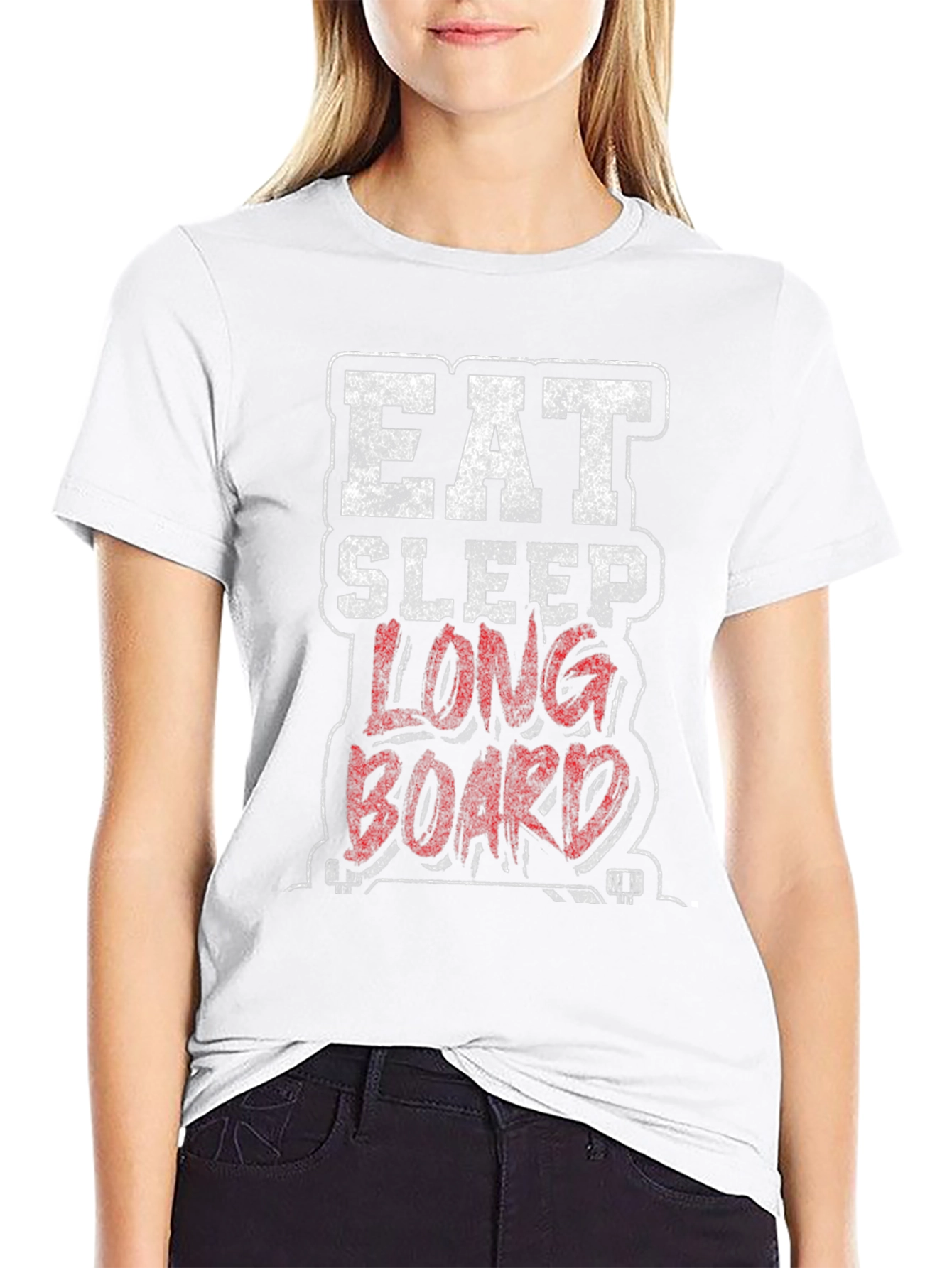 Eat Sleep Longboard Graphic Tee