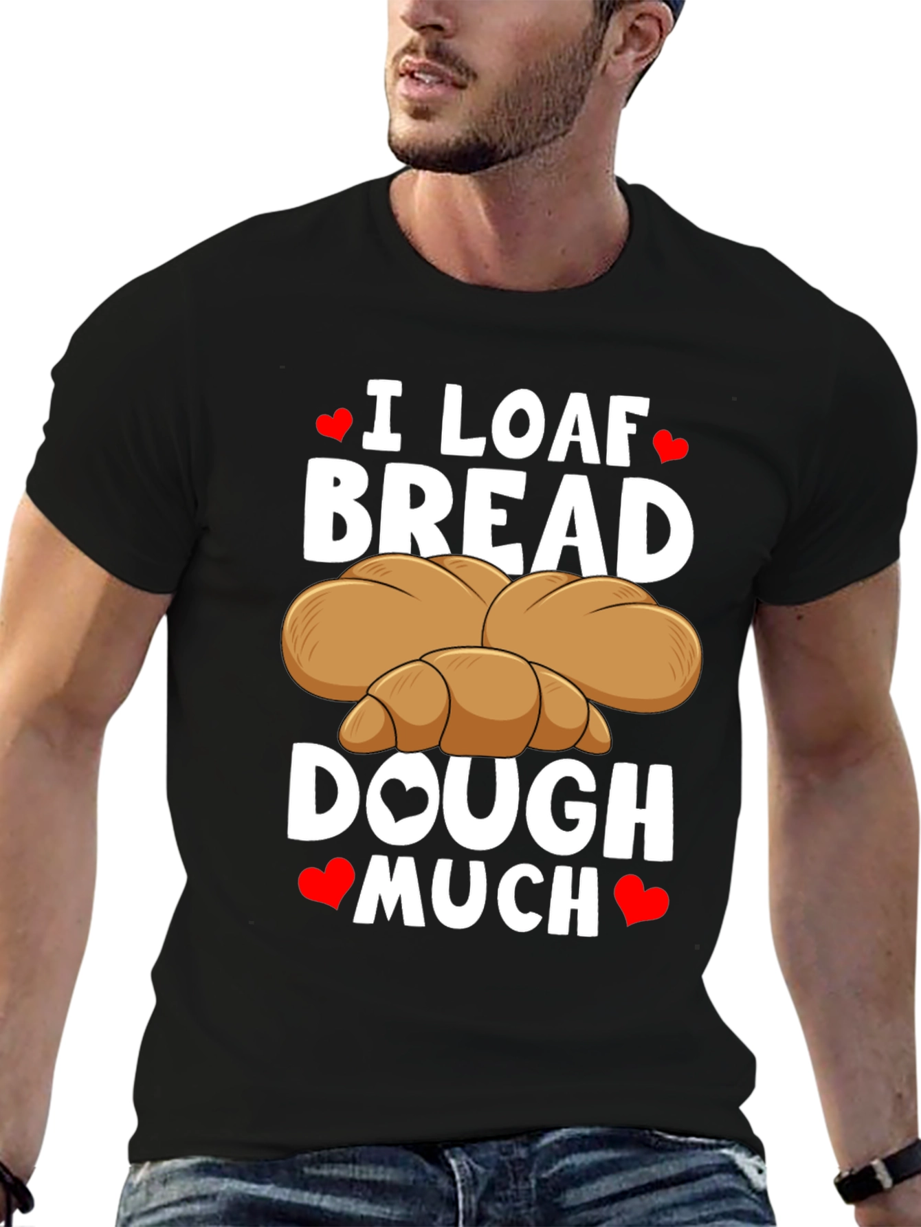 I Loaf Bread T-Shirt Funny Baking Tee