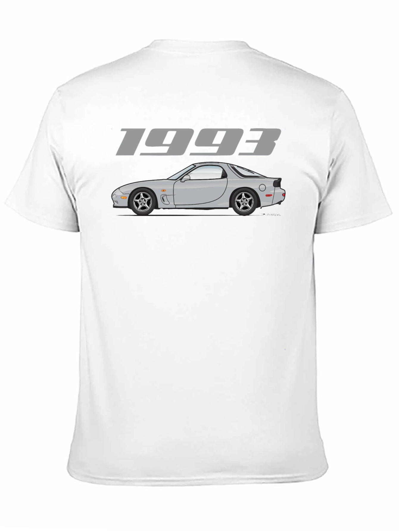1993 Car Graphic Black T-Shirt