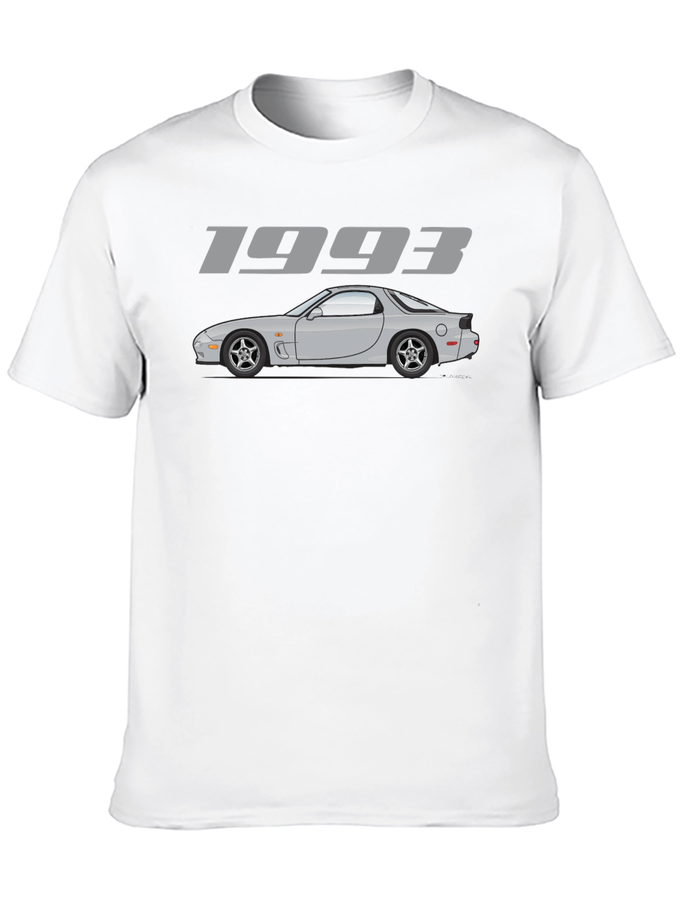 1993 Car Graphic Black T-Shirt