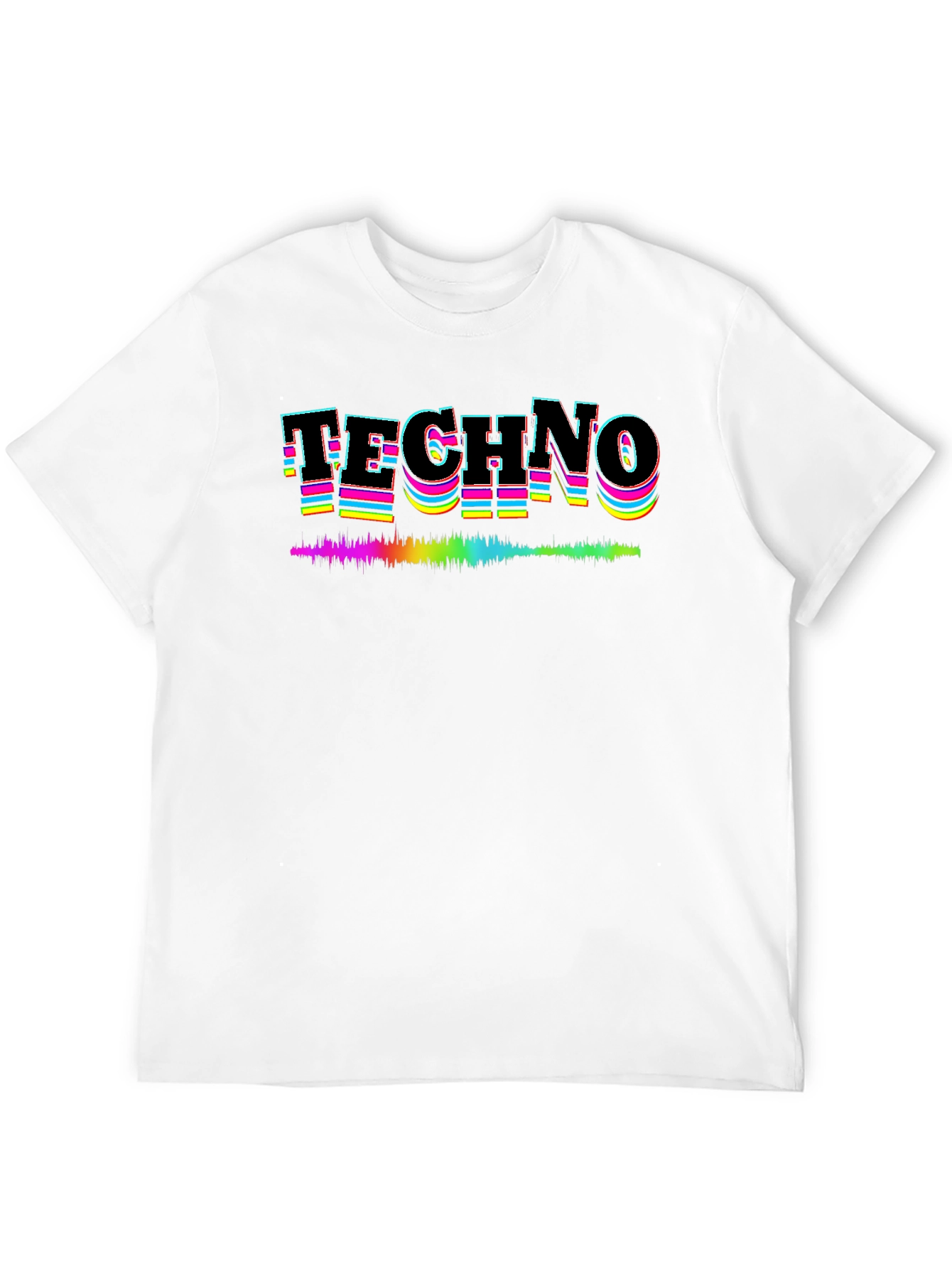 Retro Techno T-Shirt - Soundwave Design