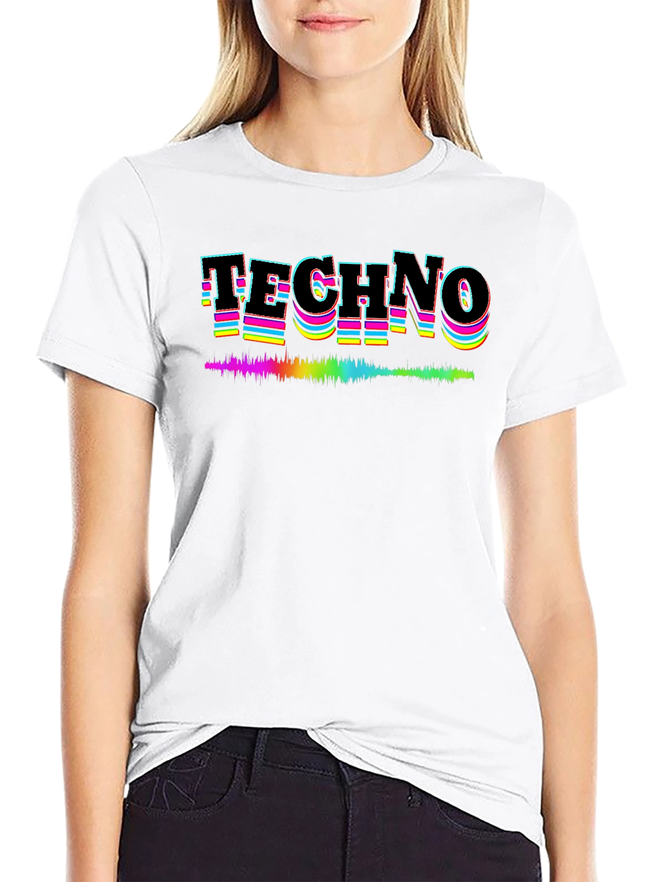 Retro Techno T-Shirt - Soundwave Design