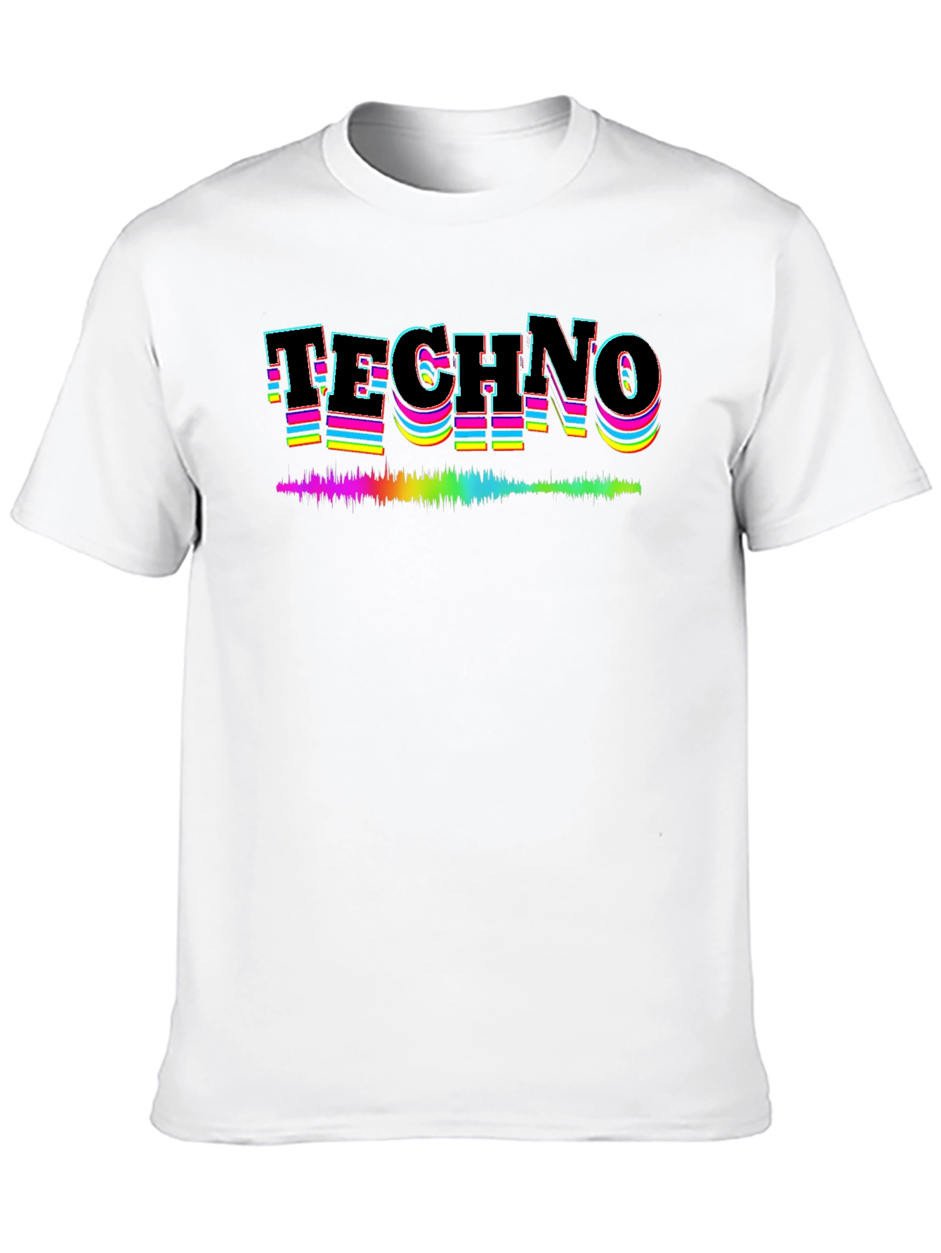 Retro Techno T-Shirt - Soundwave Design