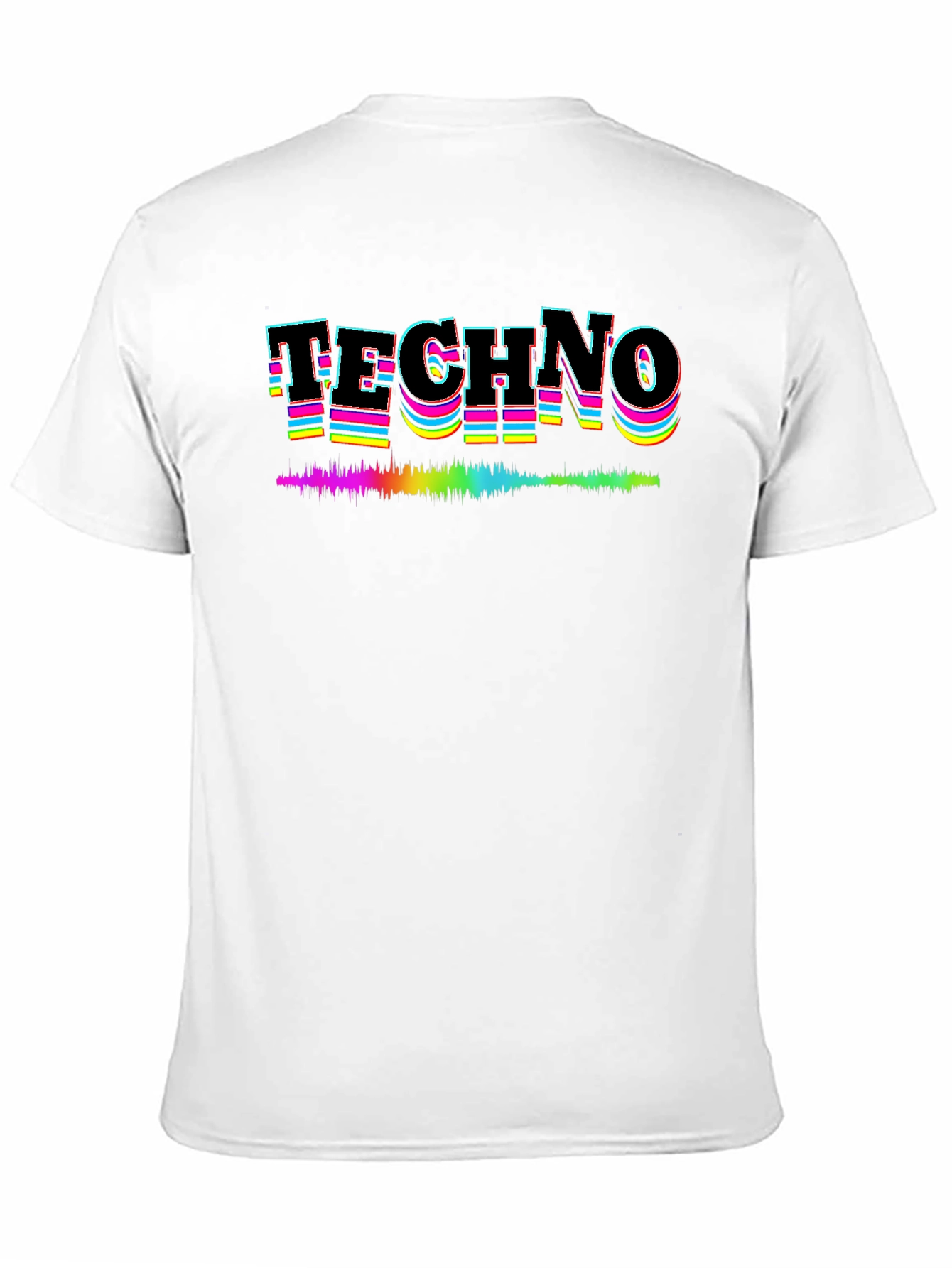 Retro Techno T-Shirt - Soundwave Design