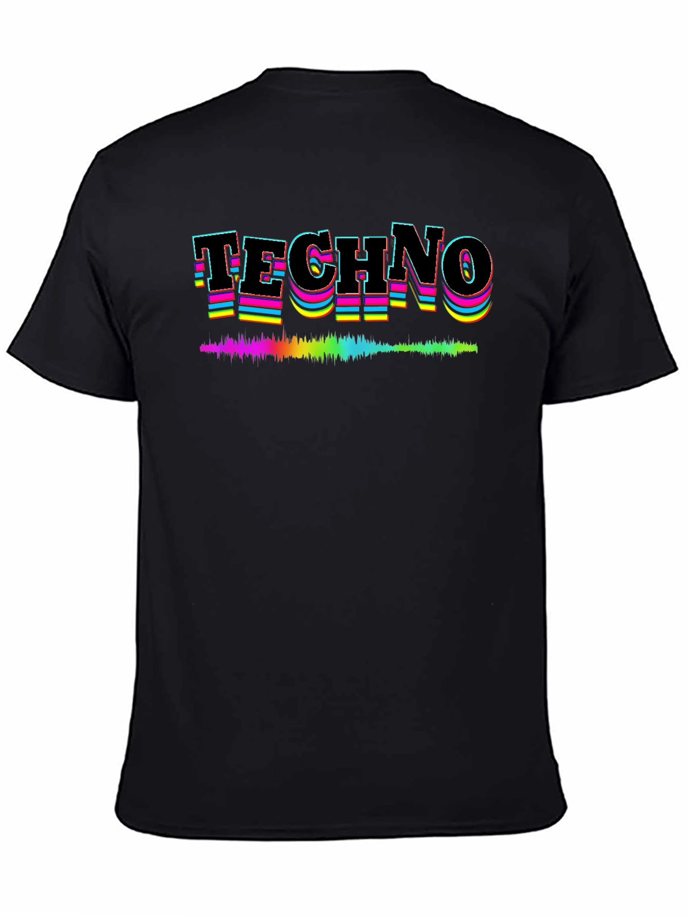 Retro Techno T-Shirt - Soundwave Design