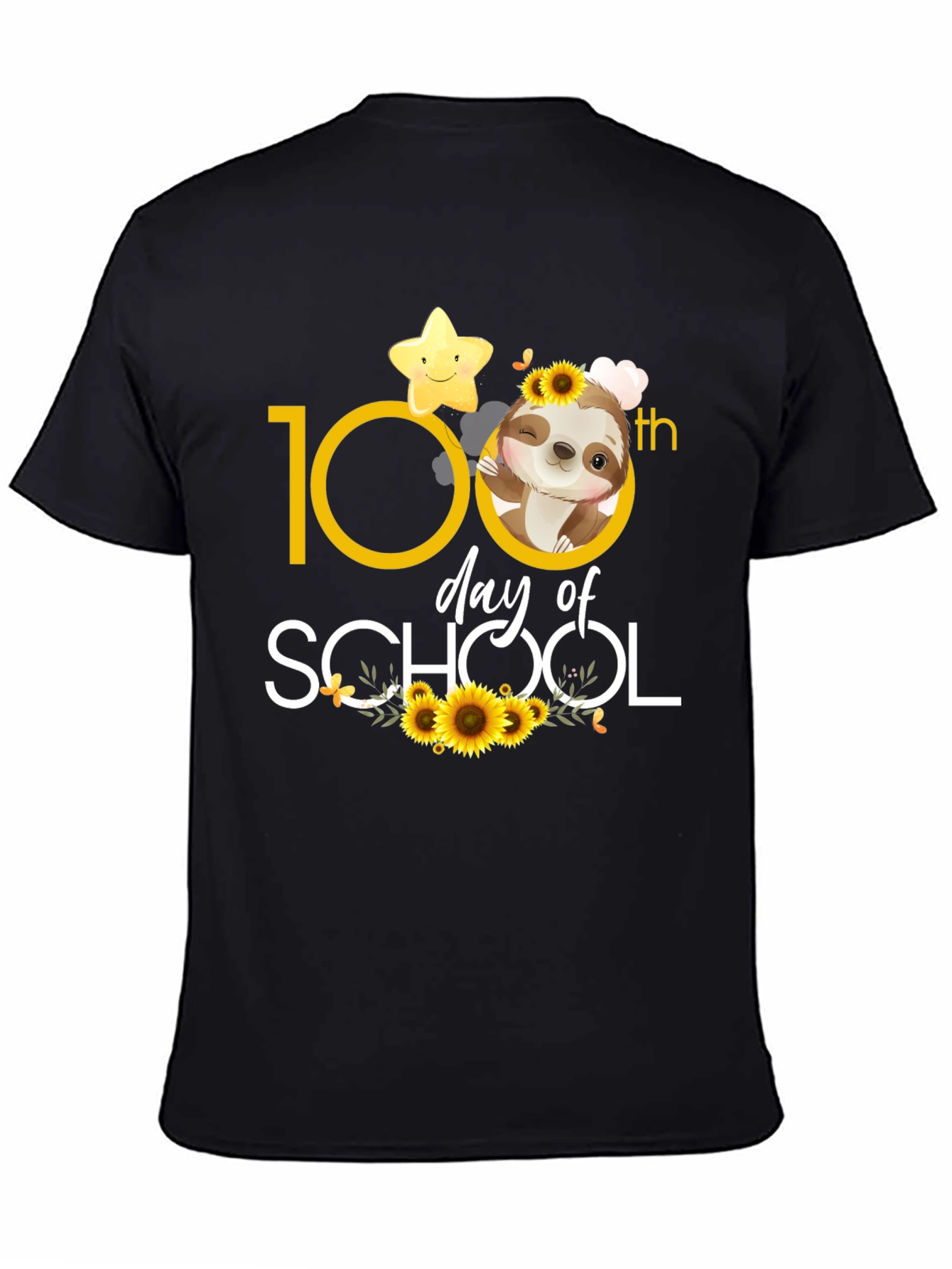100th Day of School Sloth T-Shirt