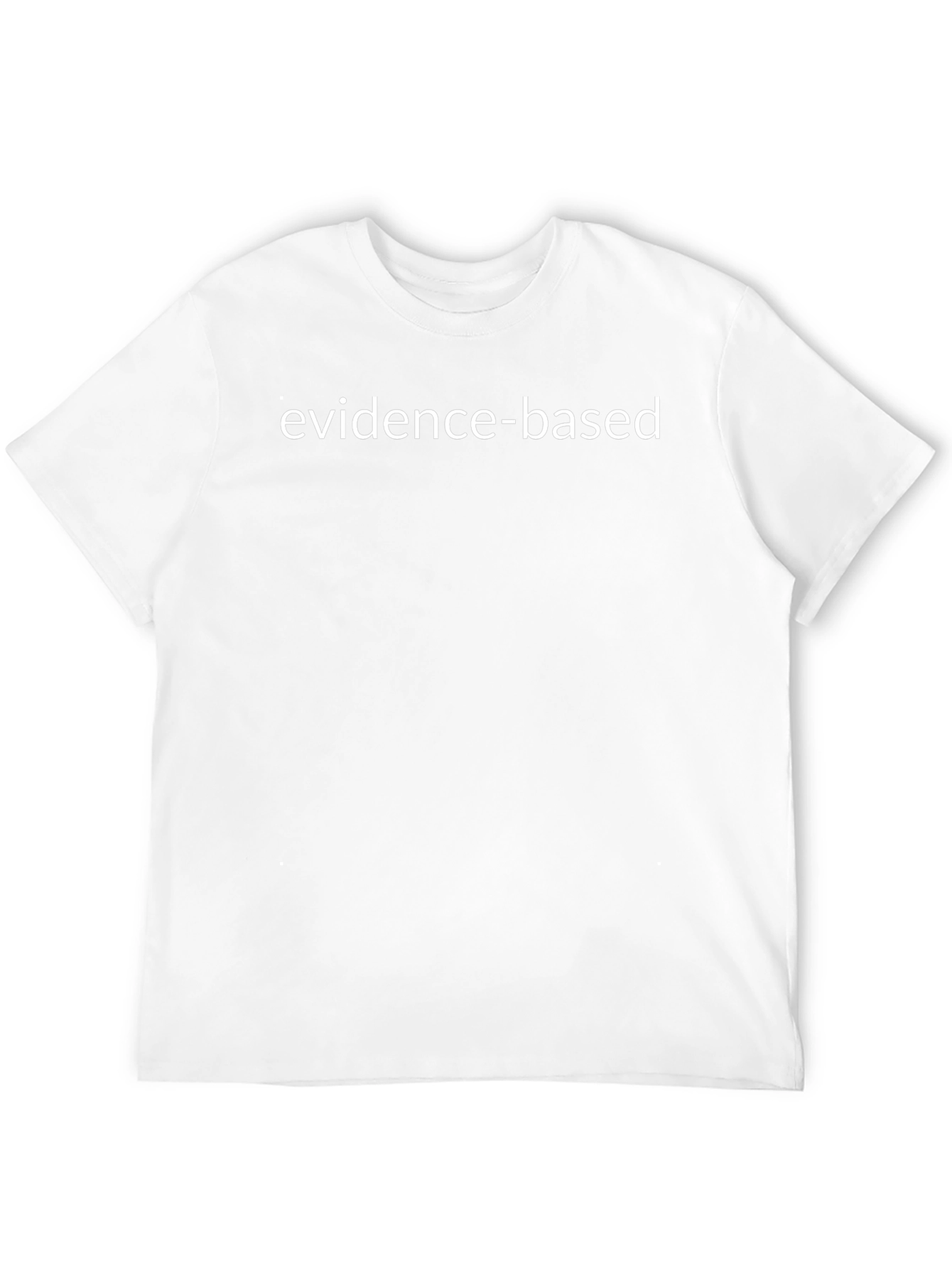 Evidence-Based Black T-Shirt - Science & Logic