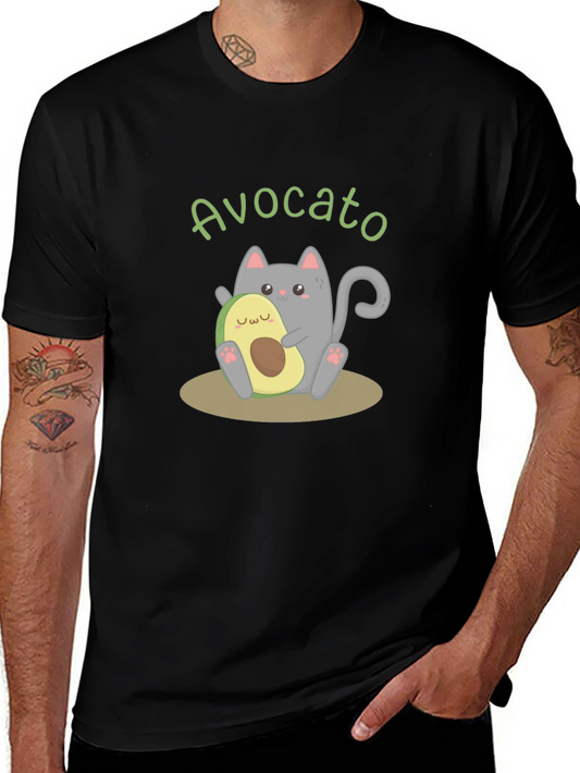 Avocato Cat T-Shirt - Funny Avocado Kitty Tee