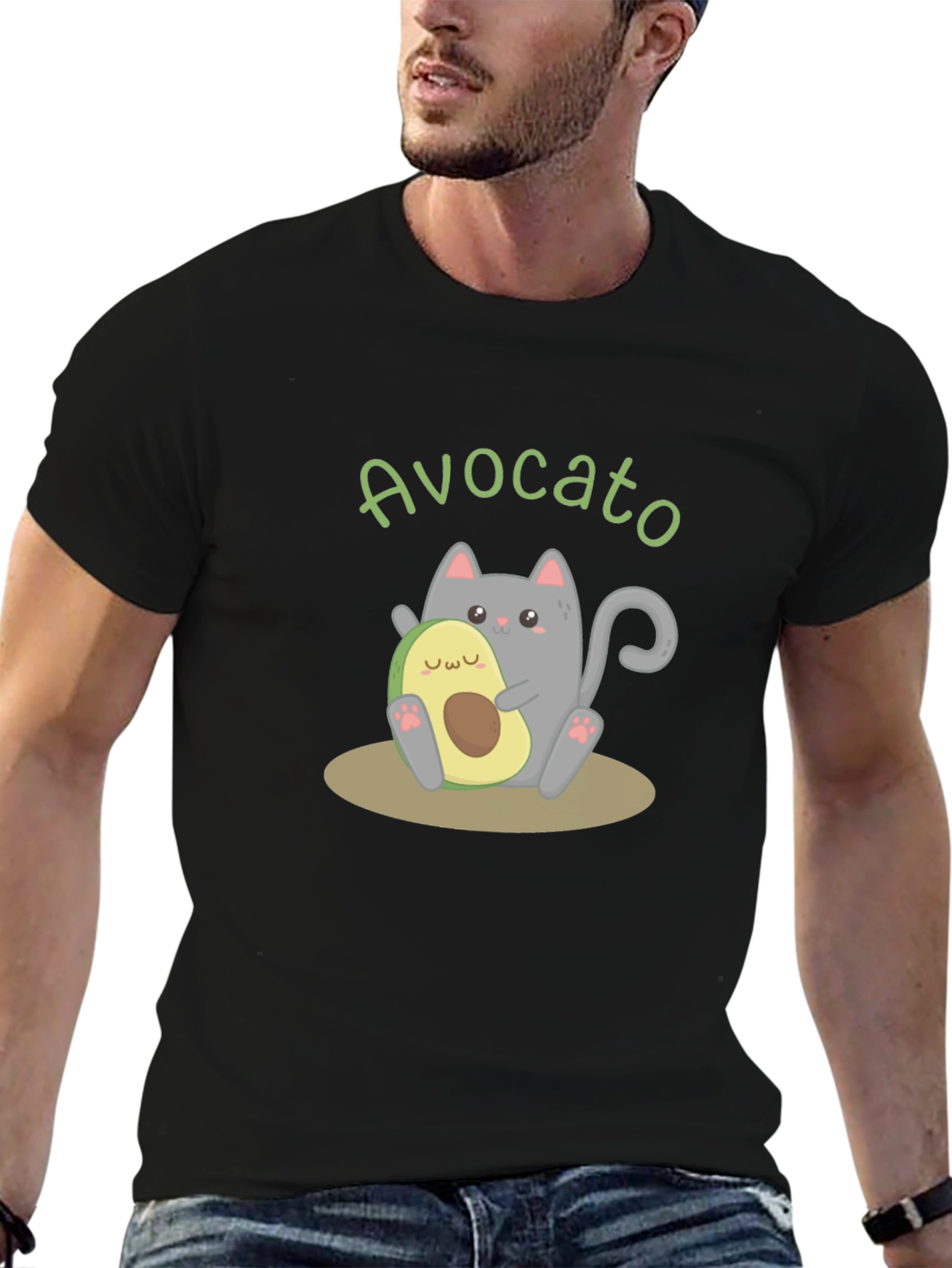 Avocato Cat T-Shirt - Funny Avocado Kitty Tee
