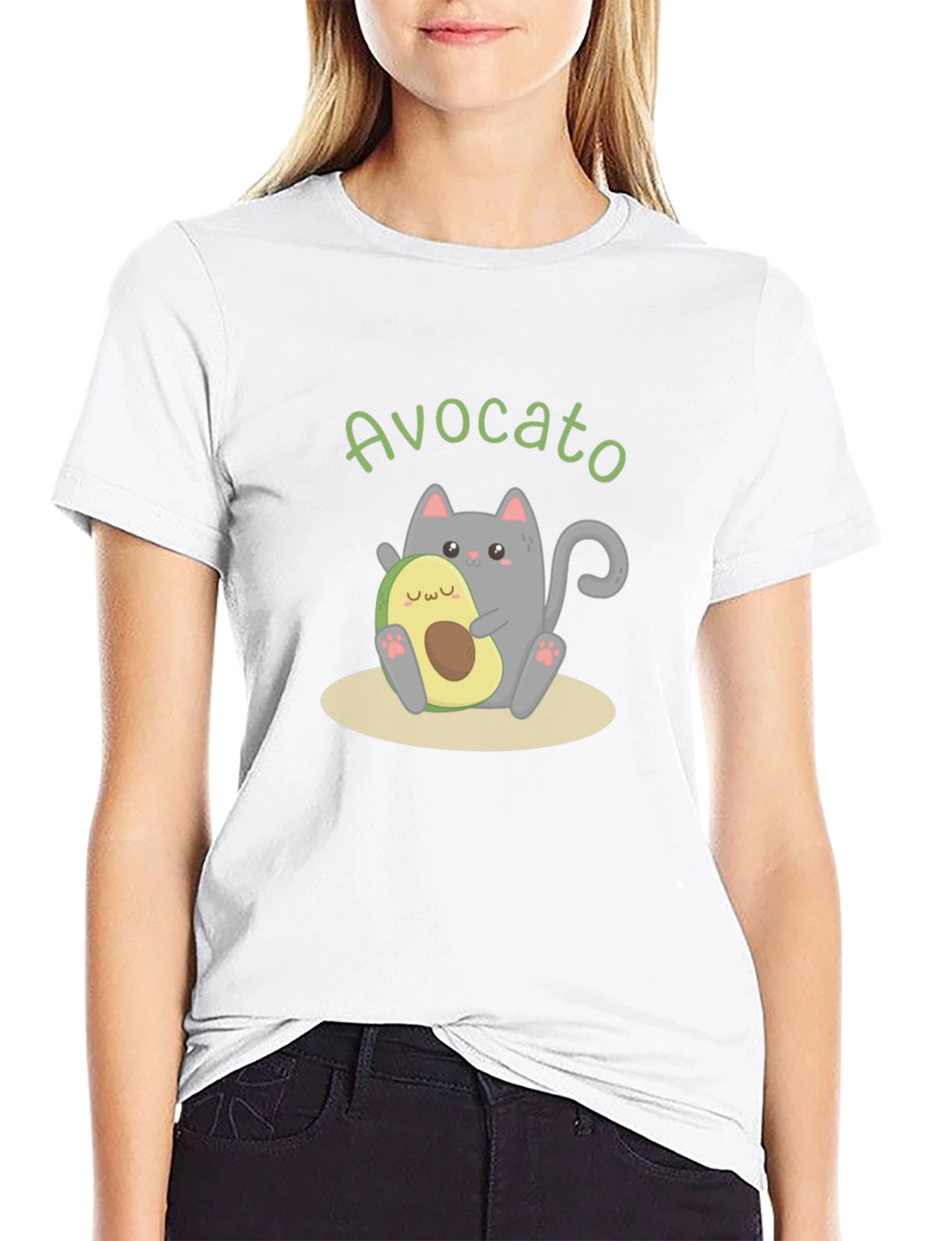 Avocato Cat T-Shirt - Funny Avocado Kitty Tee