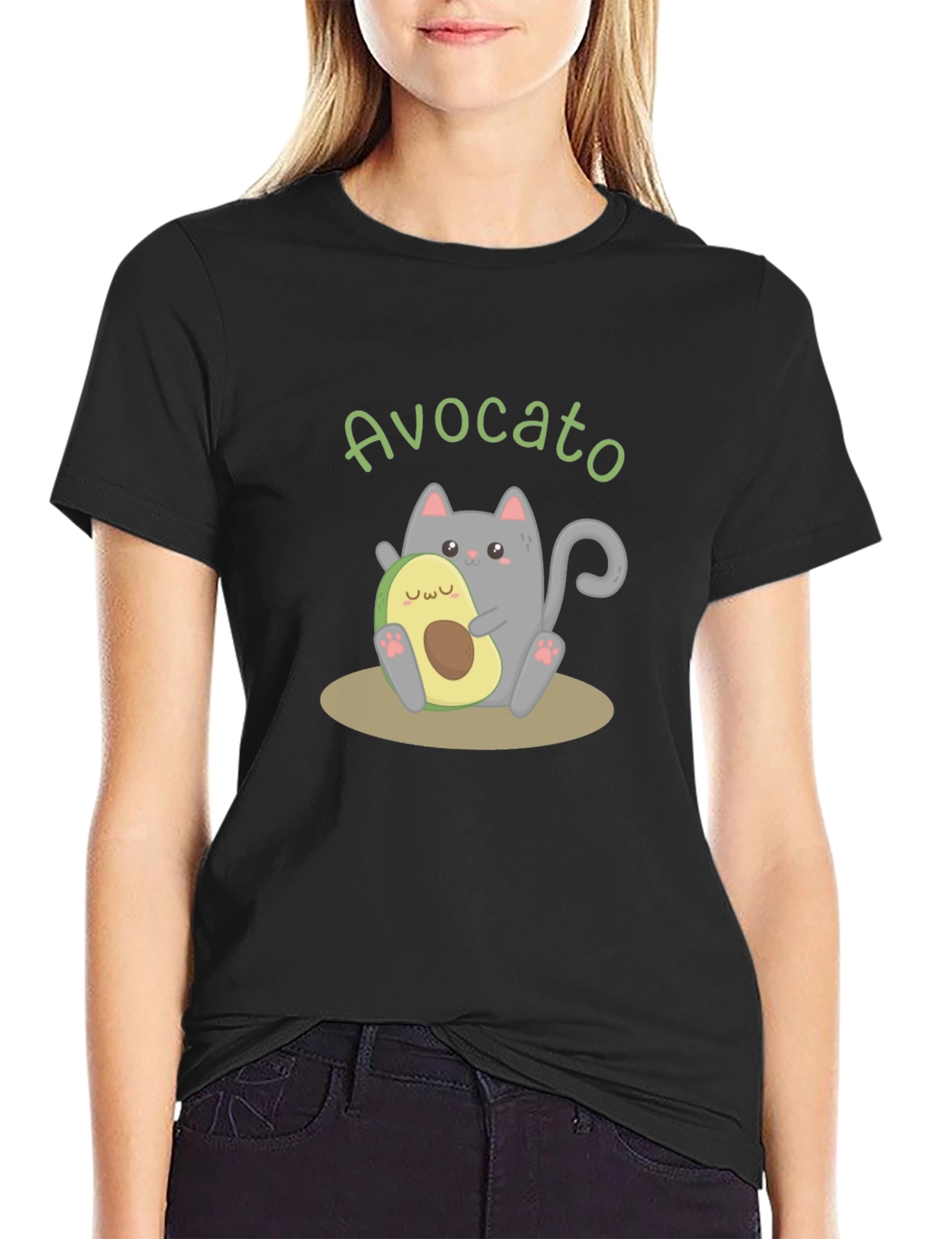 Avocato Cat T-Shirt - Funny Avocado Kitty Tee