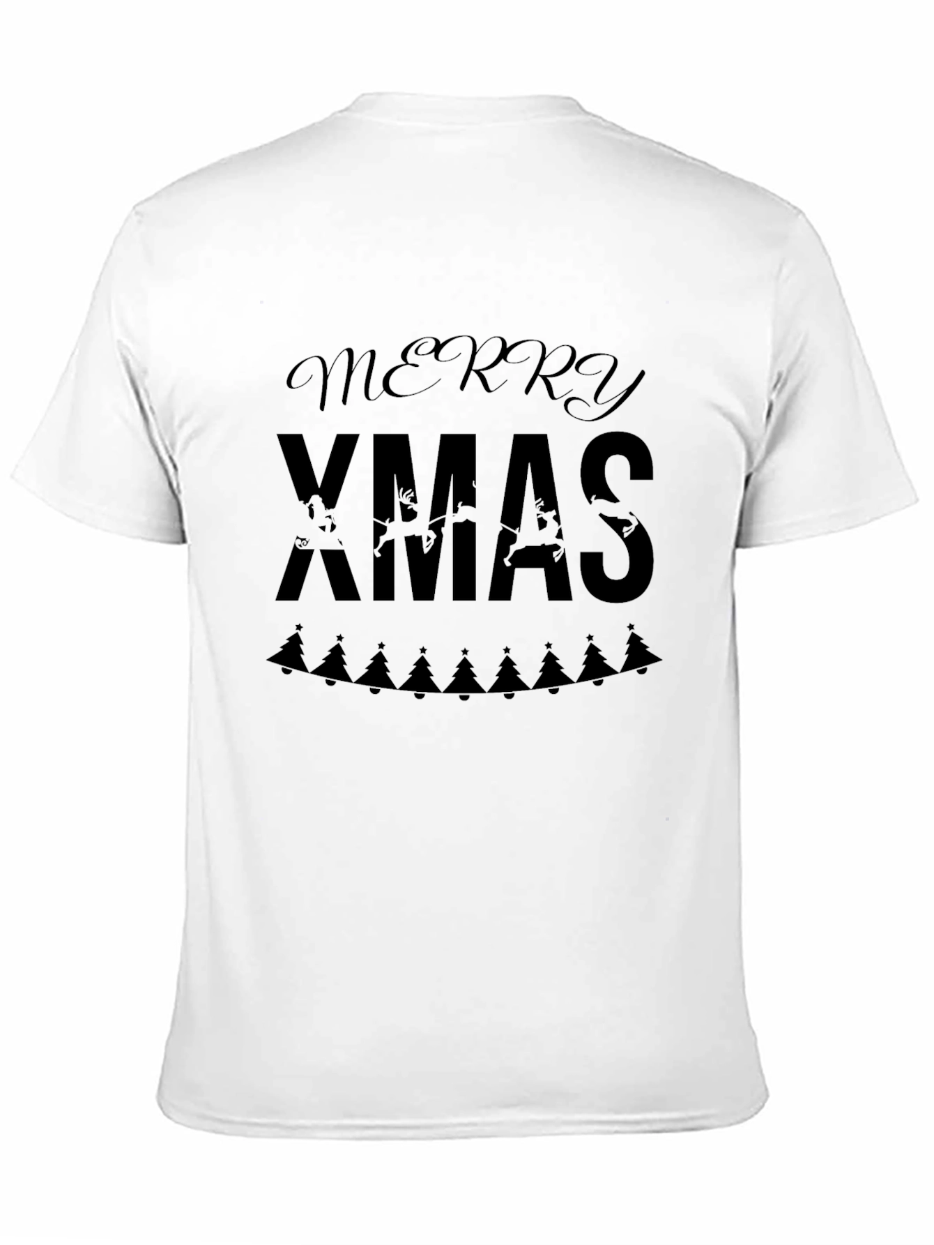 Festive Merry Xmas Graphic T-Shirt