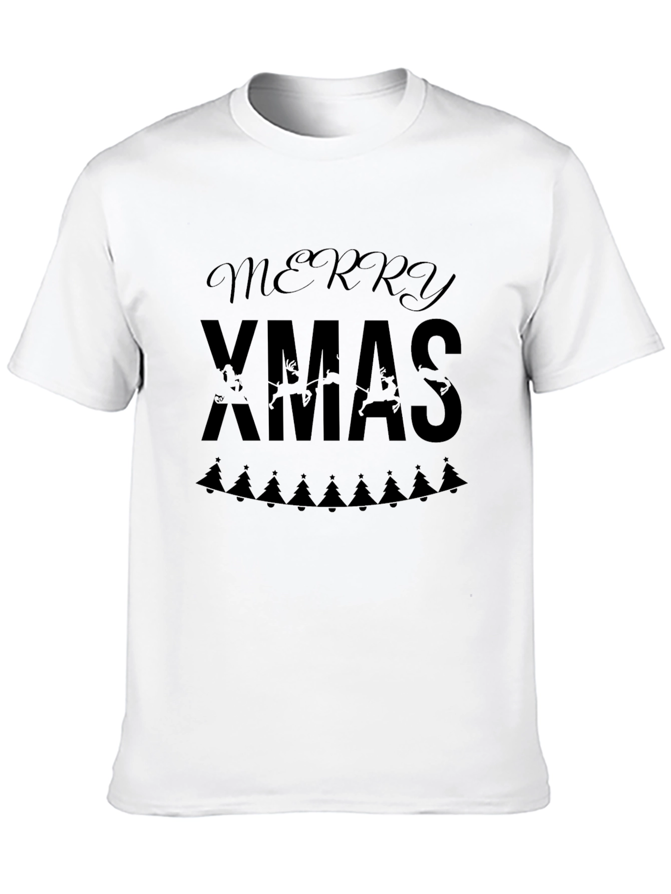 Festive Merry Xmas Graphic T-Shirt