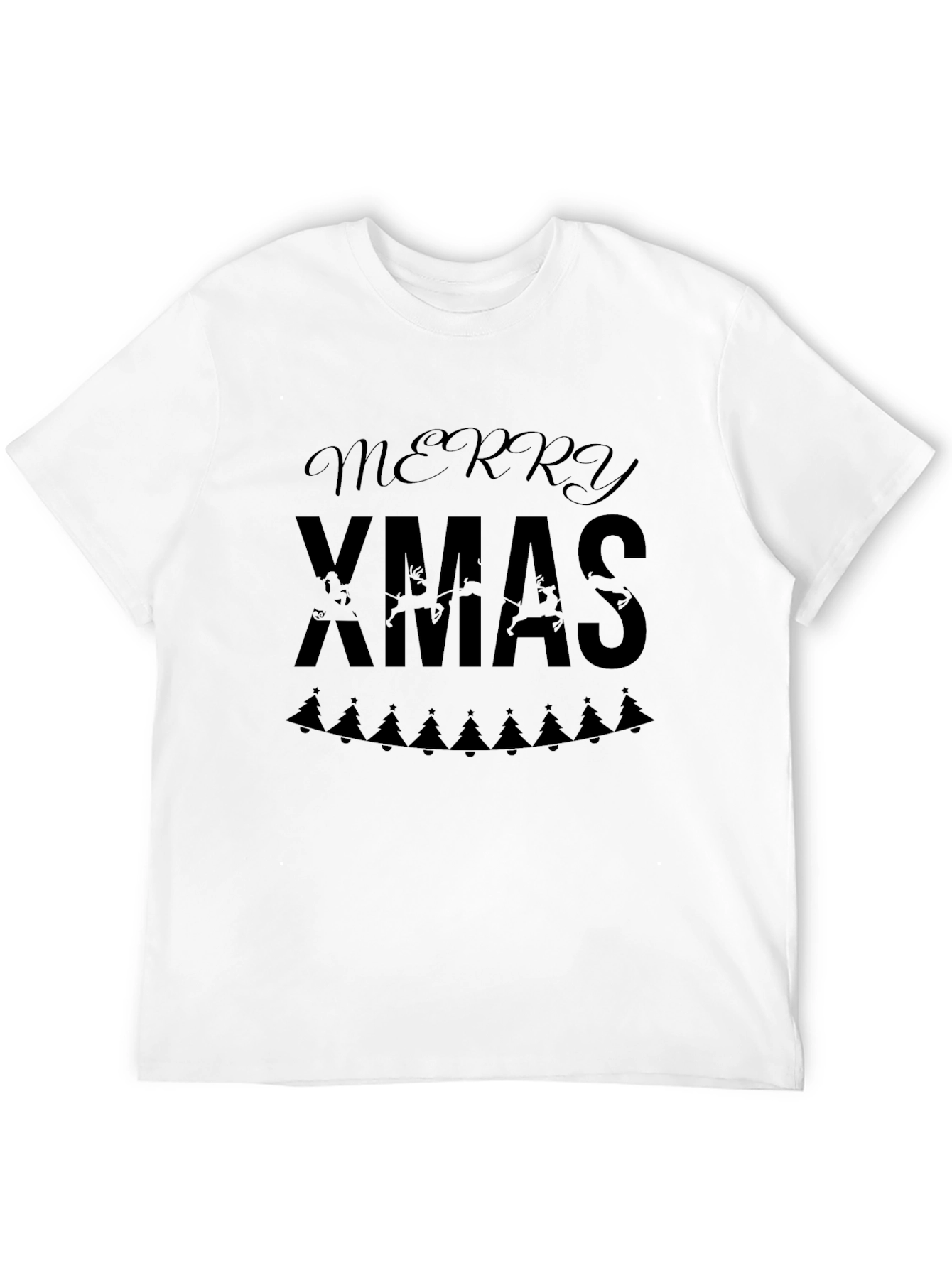 Festive Merry Xmas Graphic T-Shirt
