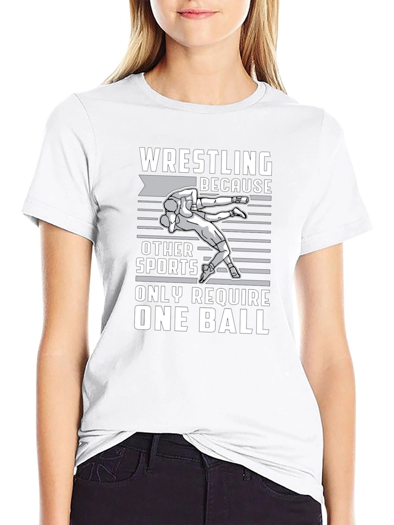 Wrestling One Ball Graphic Tee