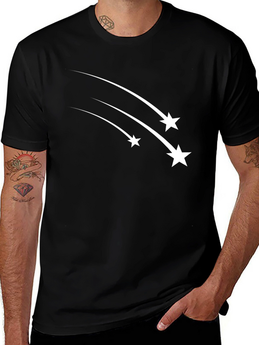 Shooting Star Graphic Black T-Shirt