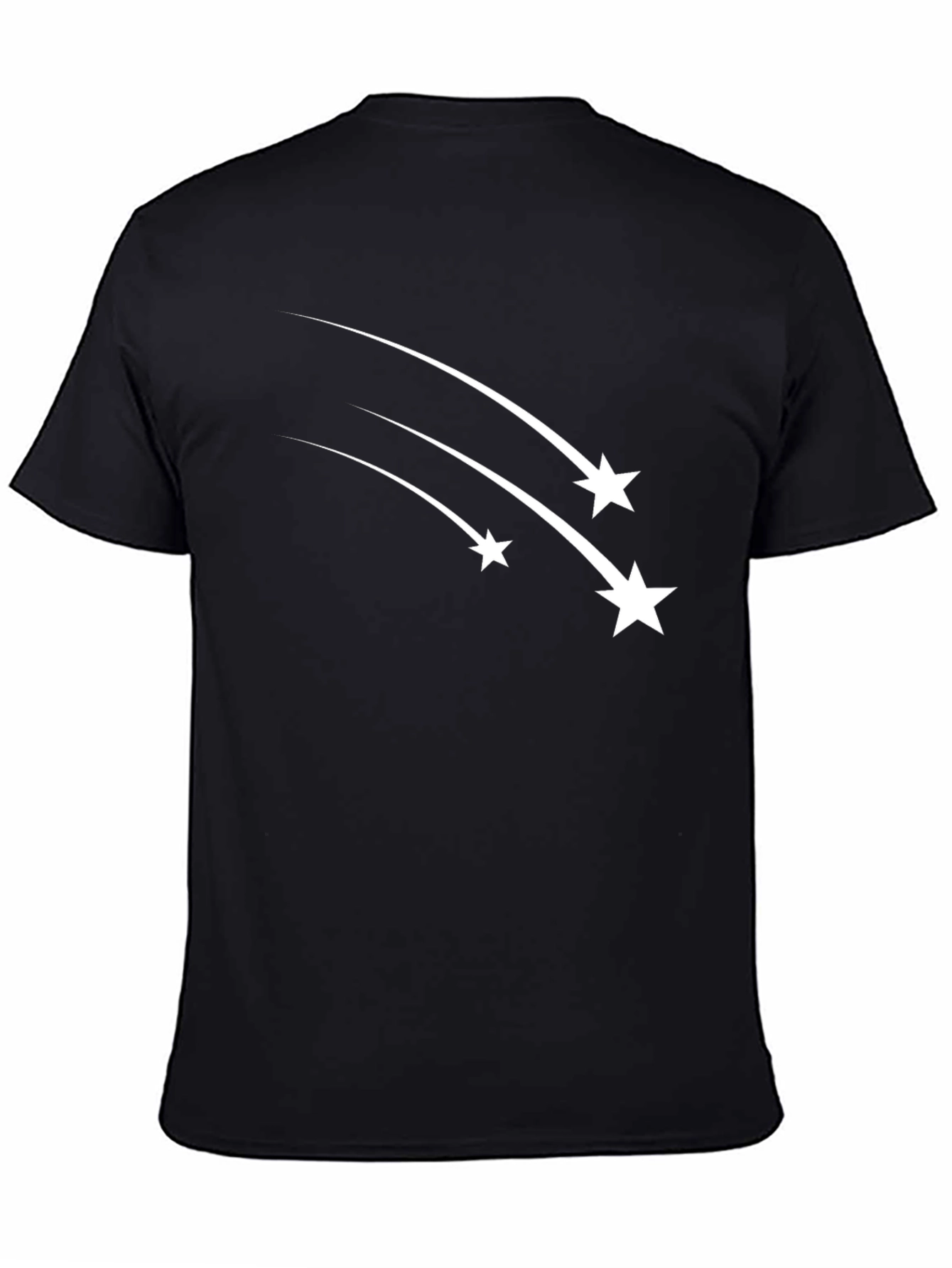Shooting Star Graphic Black T-Shirt