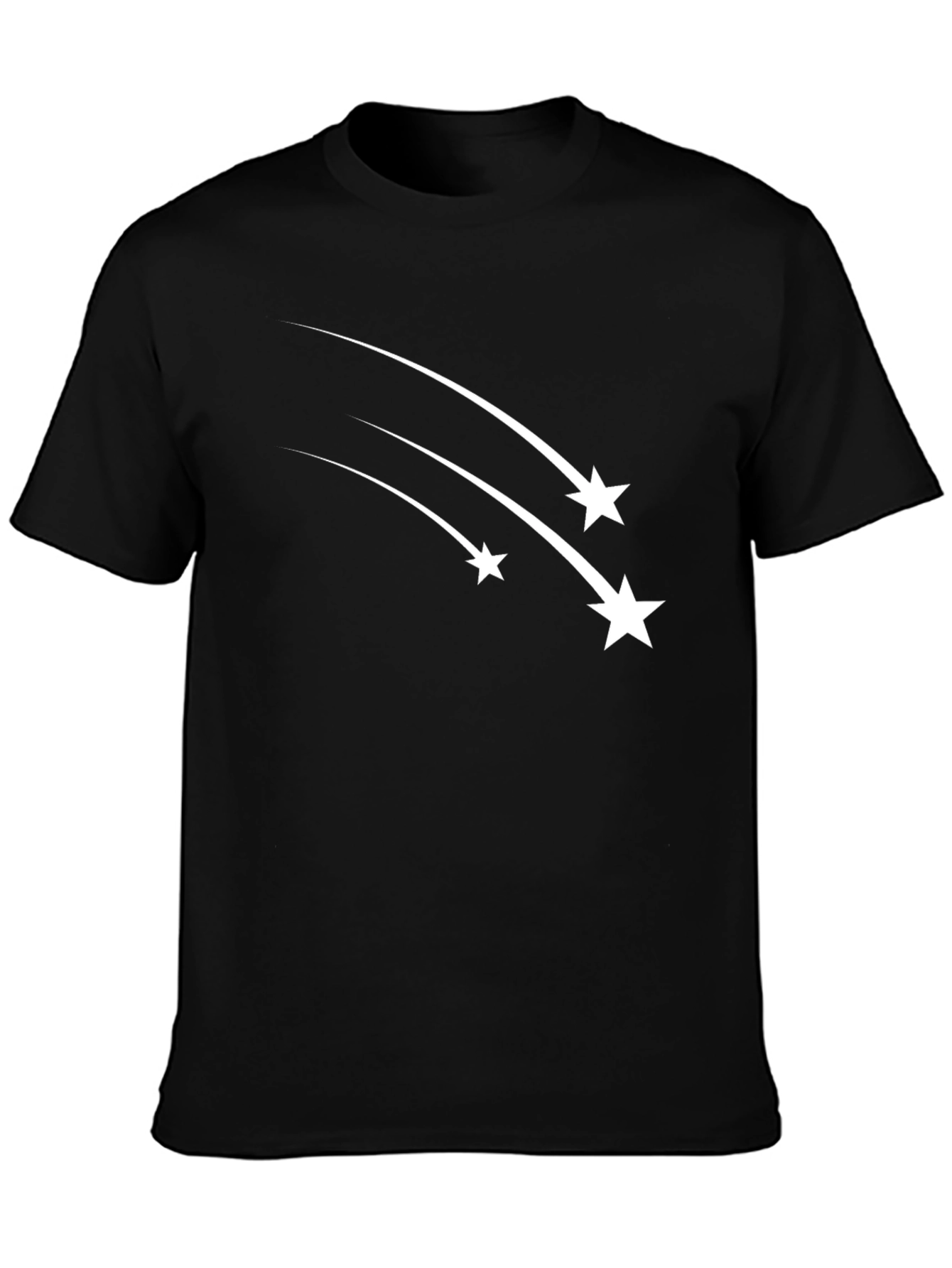 Shooting Star Graphic Black T-Shirt