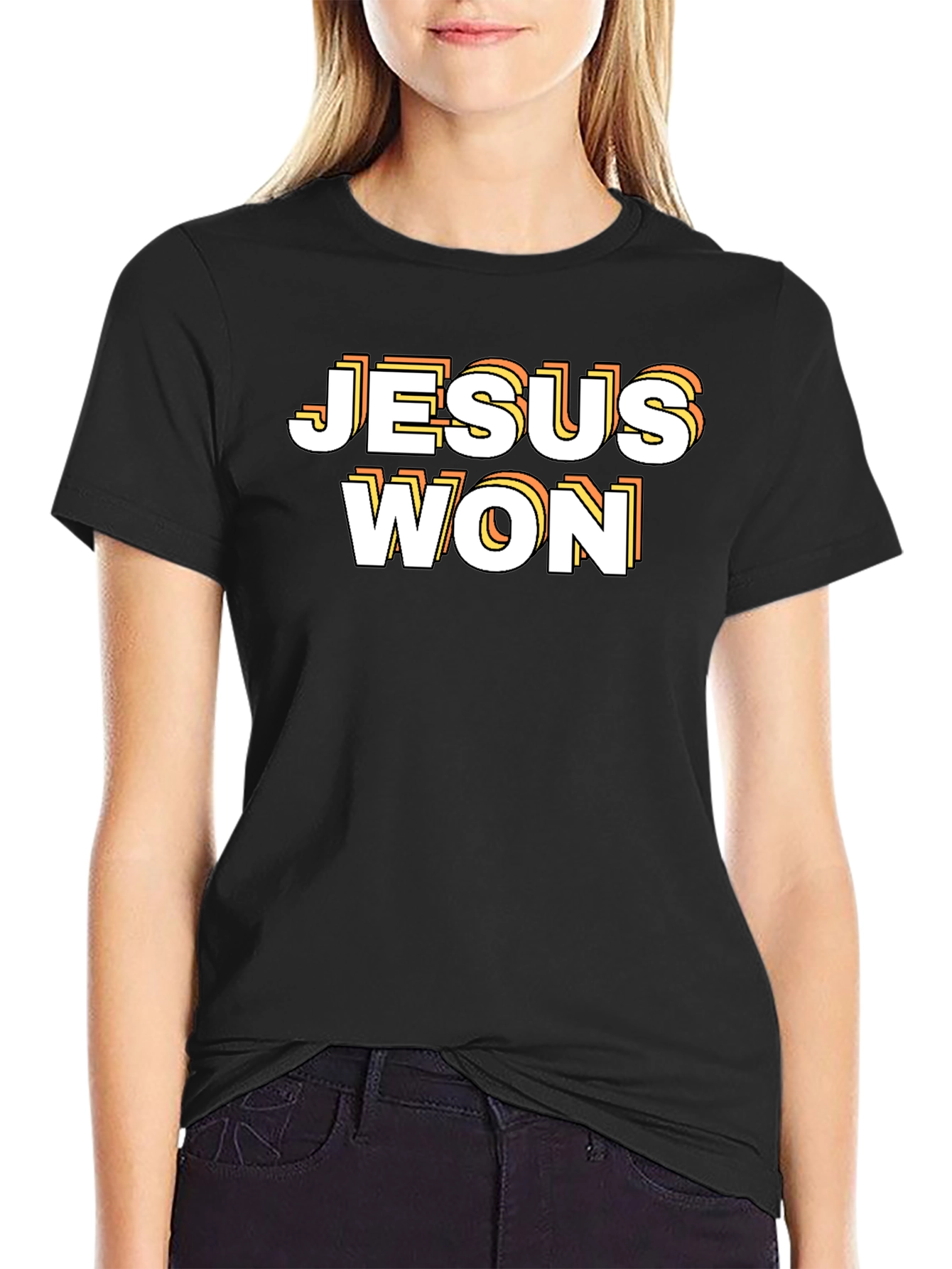 Jesus Won Graphic Tee - Christian Apparel