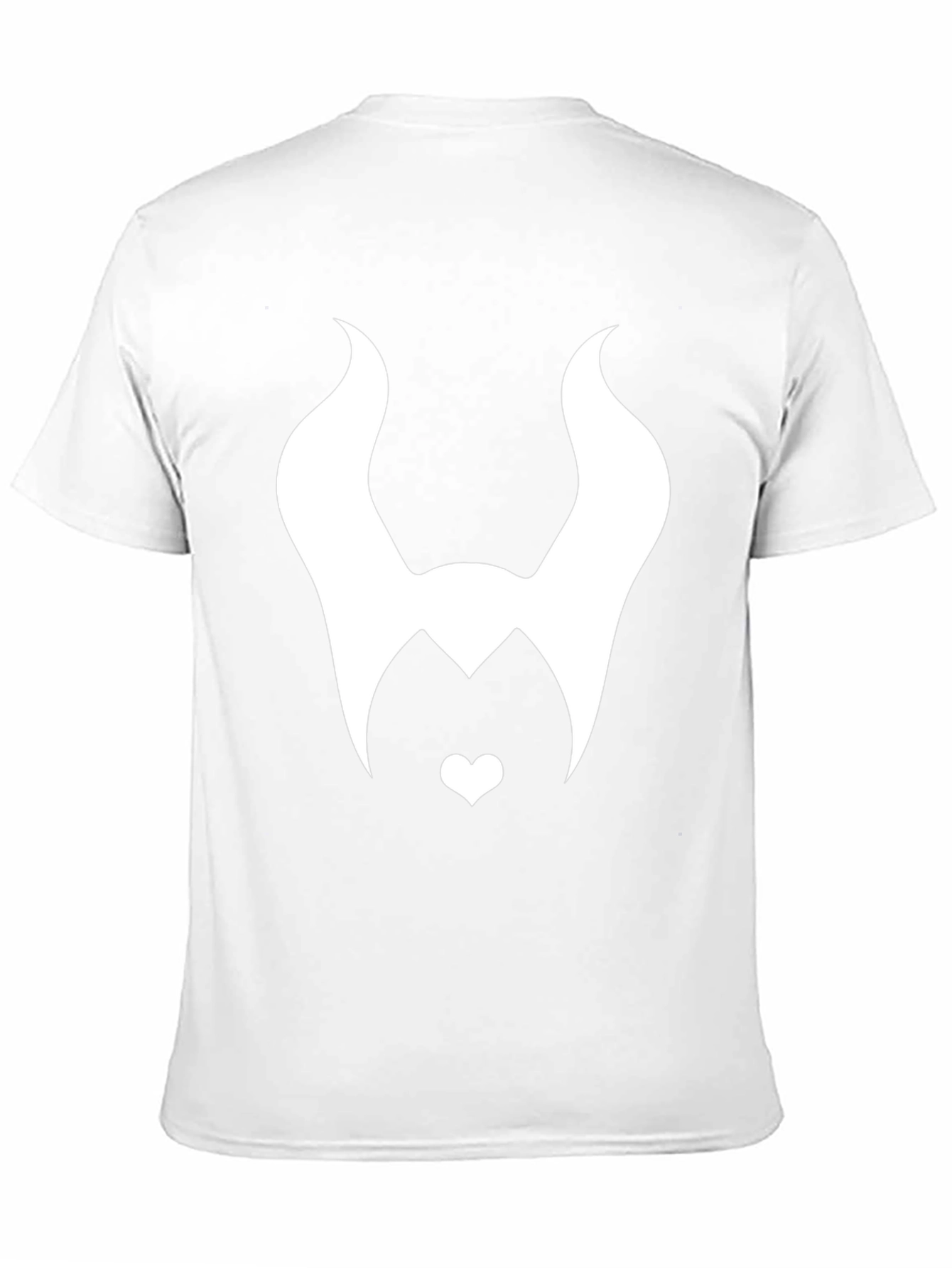 Maleficent Inspired Graphic Tee - Black Cotton Blend