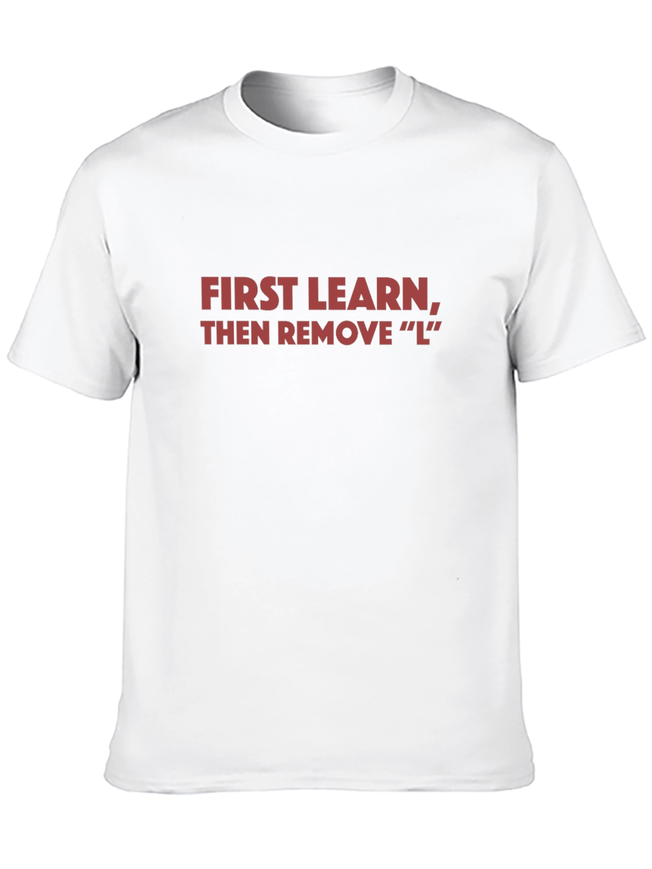 First Learn Then Remove L Black T-Shirt