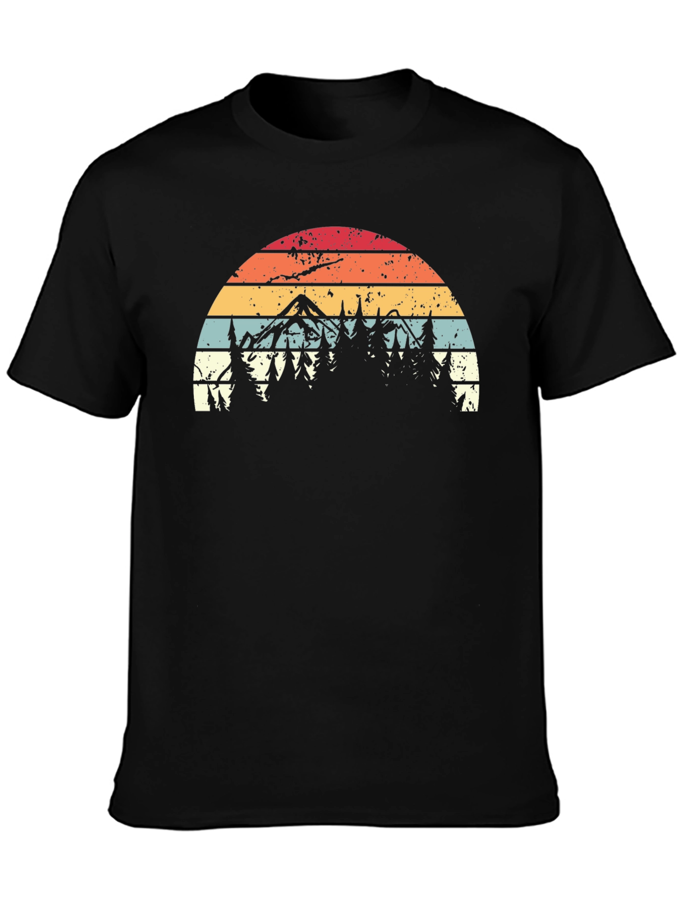Retro Mountain Forest T-Shirt