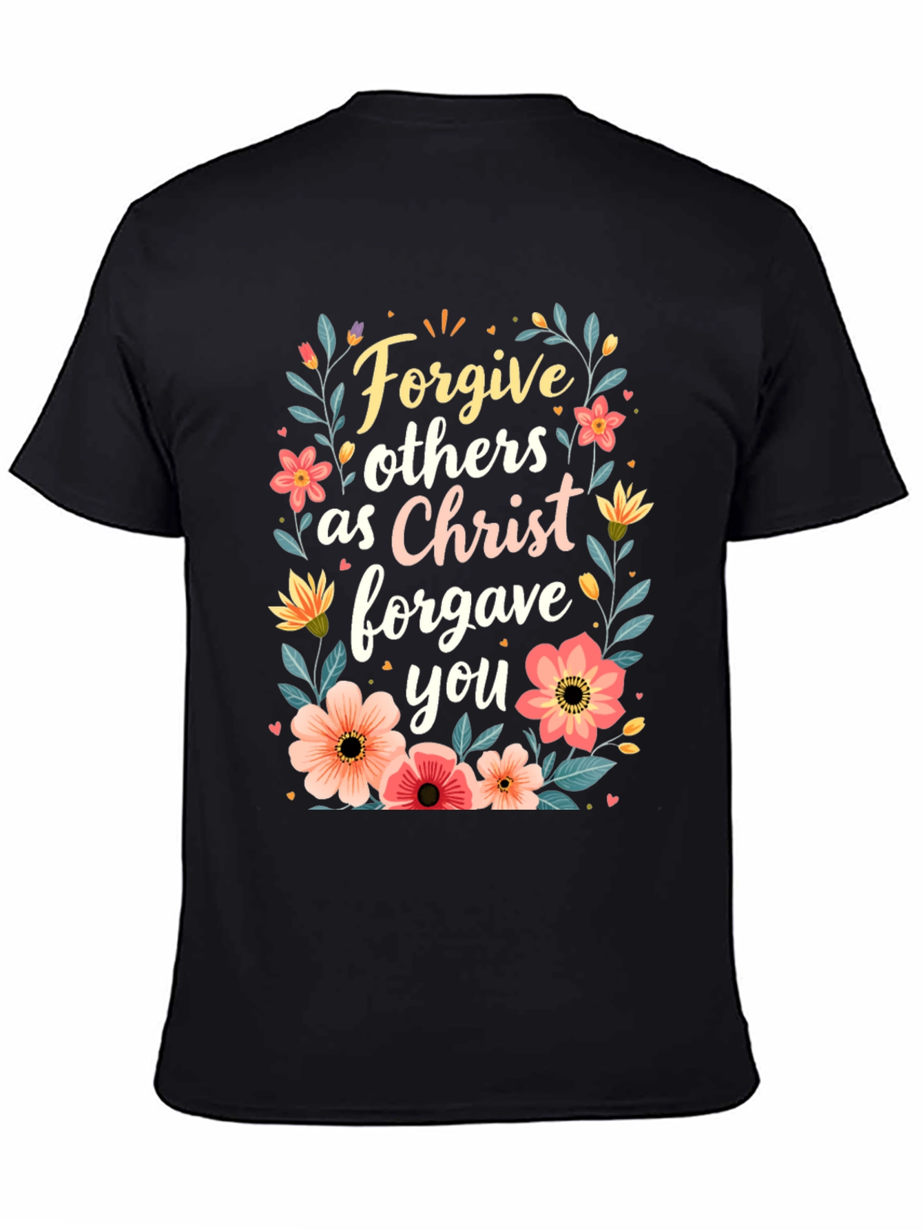Forgive Others T-Shirt - Floral Design