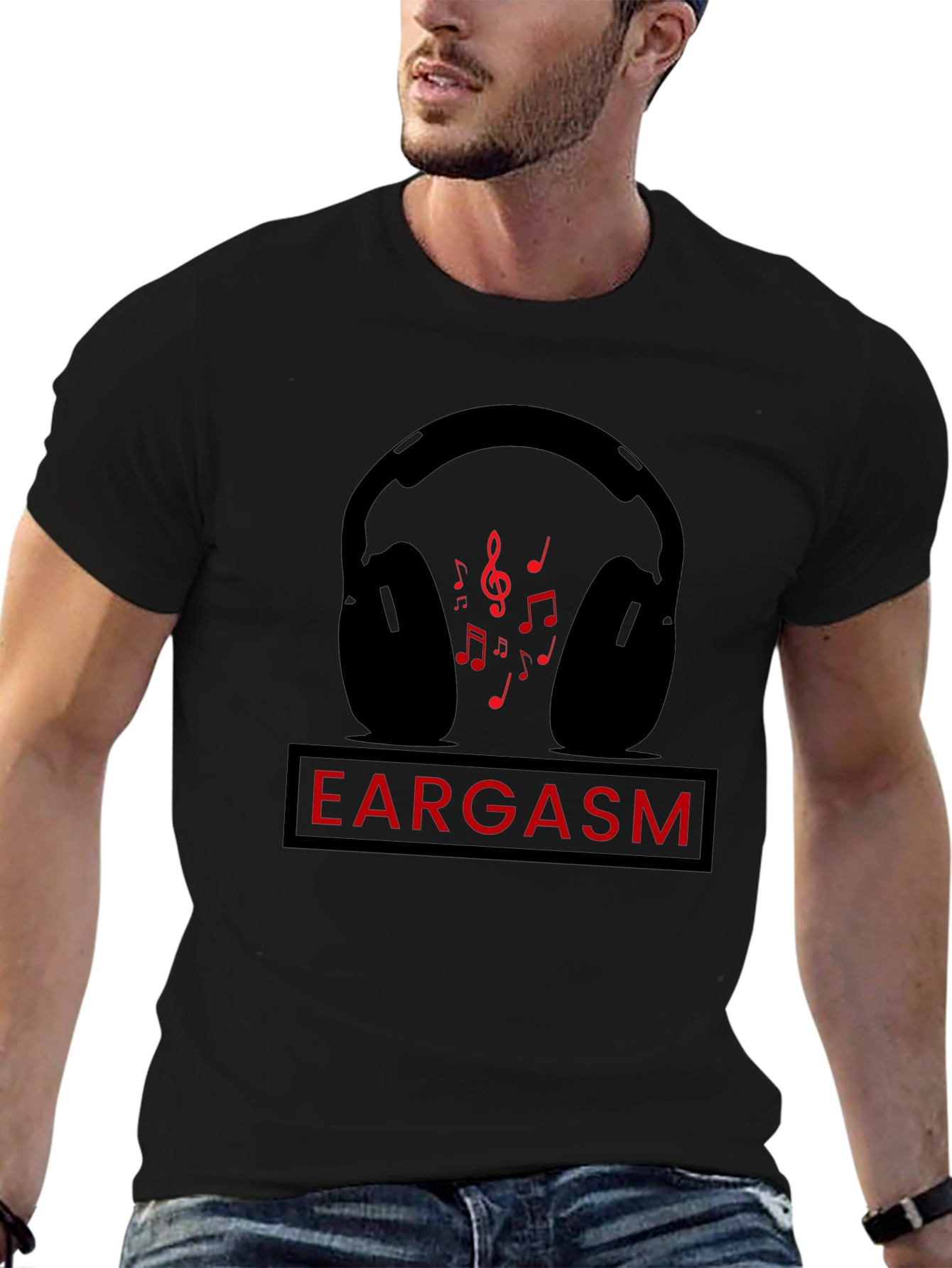 Eargasm Music T-Shirt - Headphones Graphic Tee