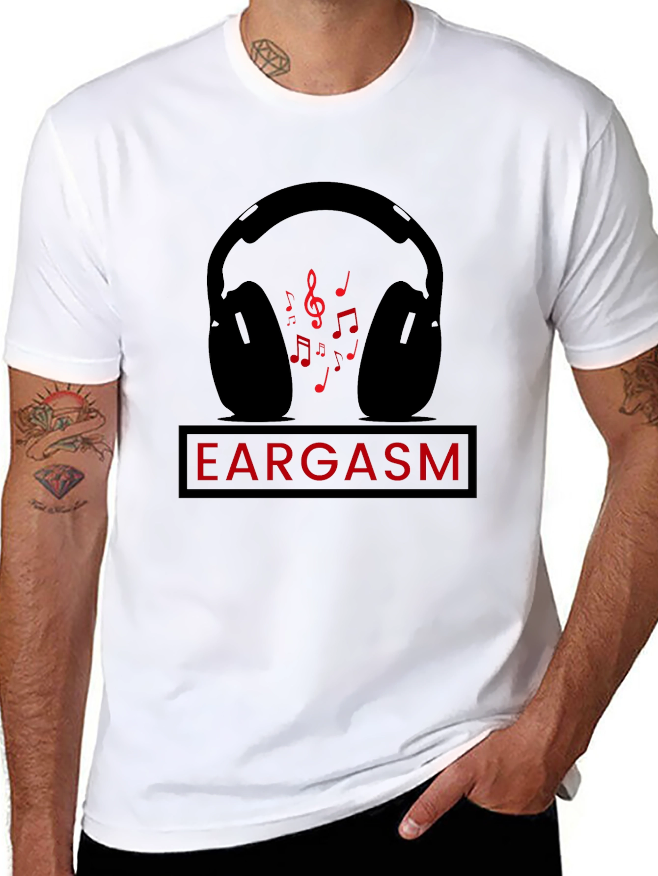 Eargasm Music T-Shirt - Headphones Graphic Tee