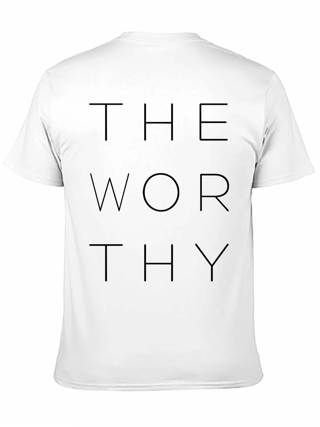 The Worthy Graphic Print Black T-Shirt