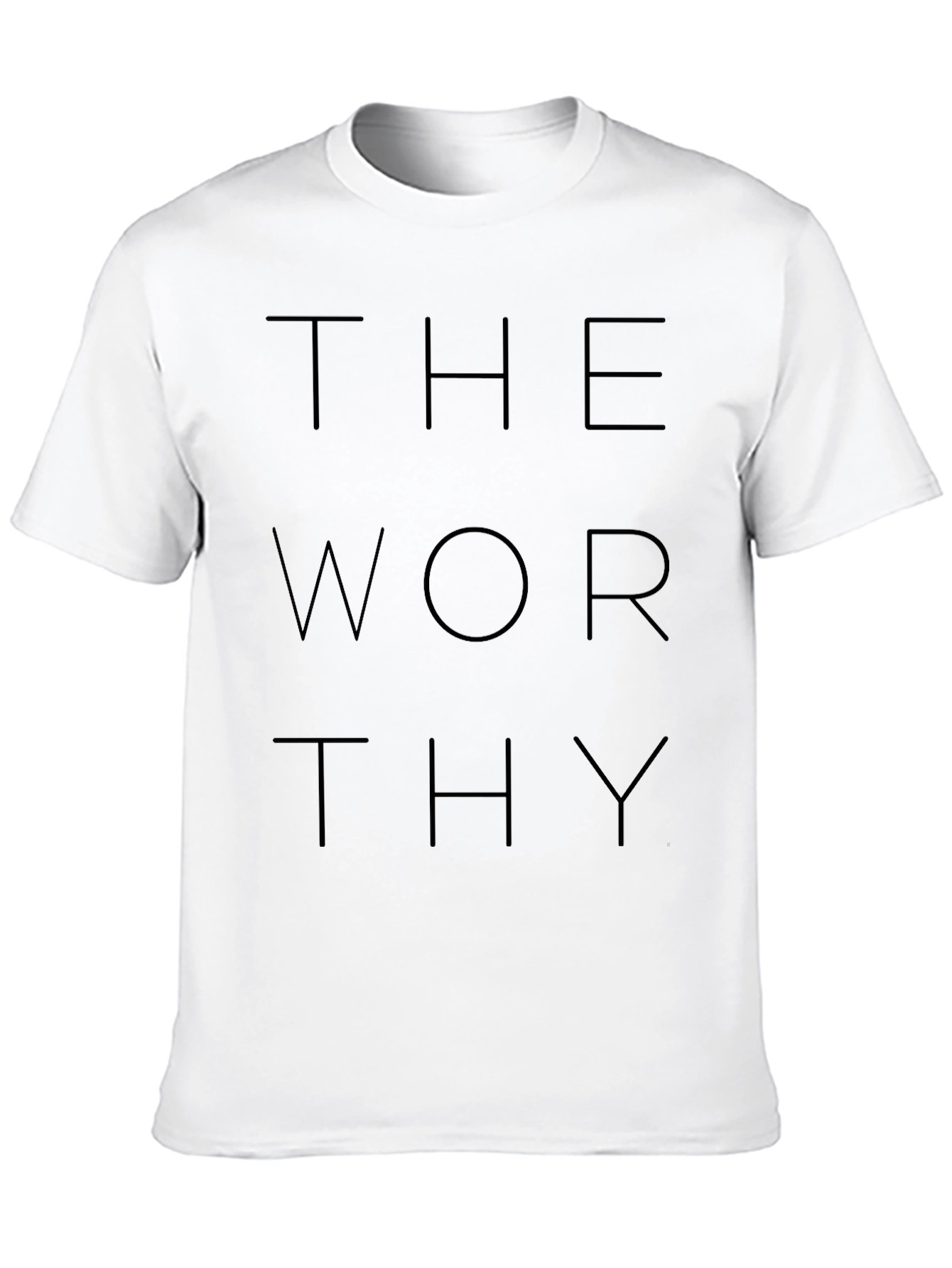 The Worthy Graphic Print Black T-Shirt
