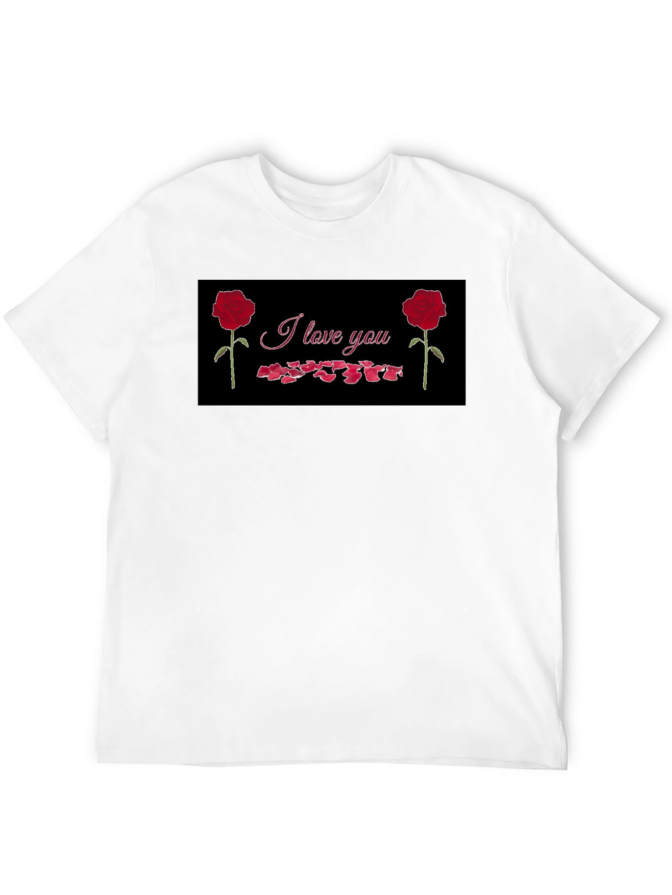 I Love You Rose Graphic Tee