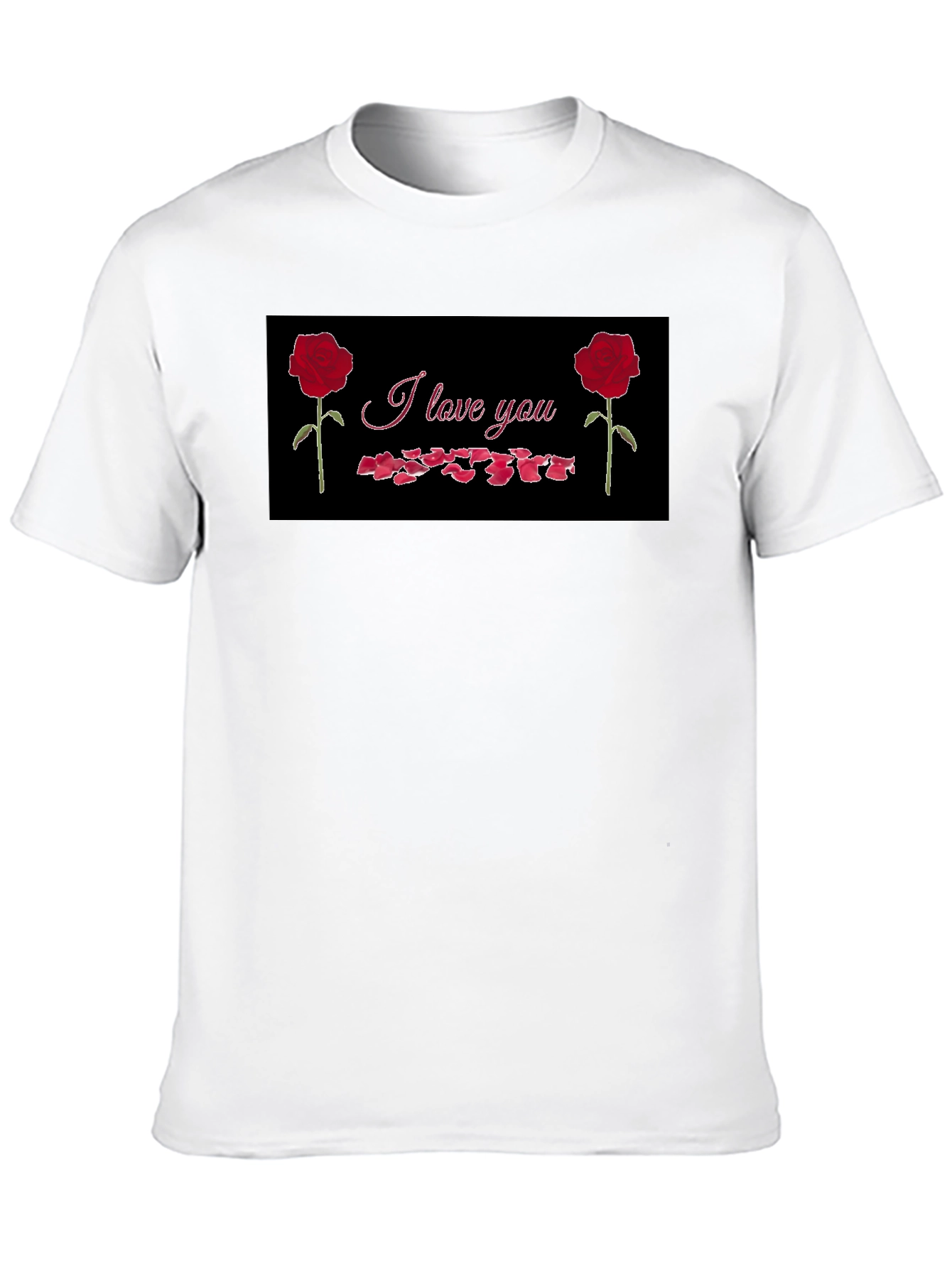 I Love You Rose Graphic Tee